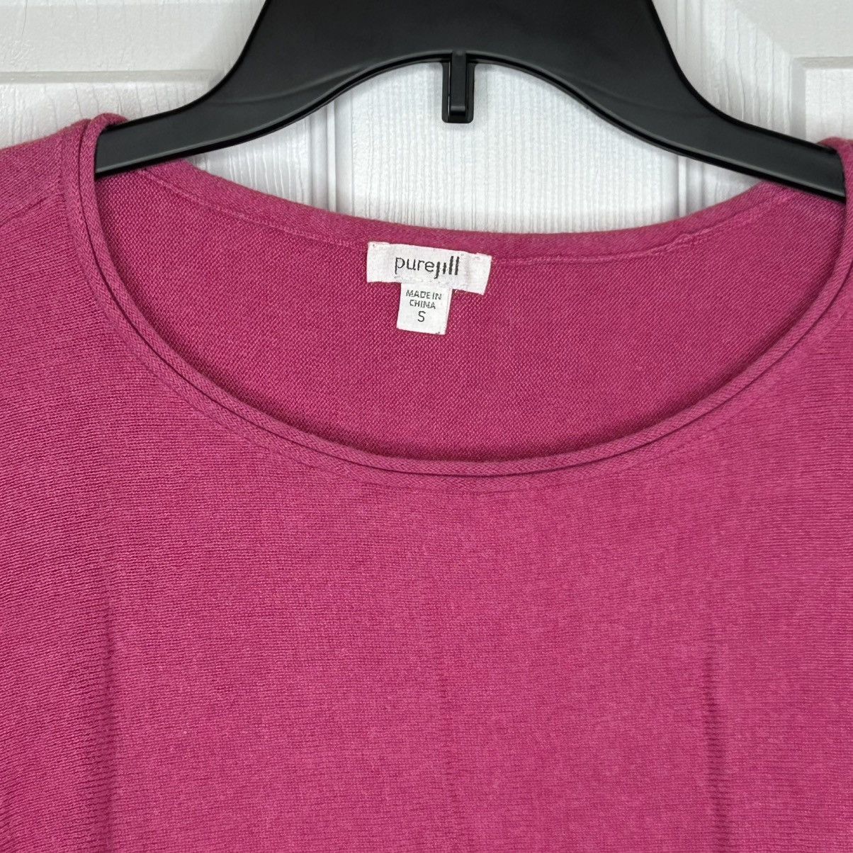 J. Jill J. Jill Cashmere Blend Pink Cozy Oversized Boxy Fit Sweater Size S / US 4 / IT 40 - 3 Thumbnail