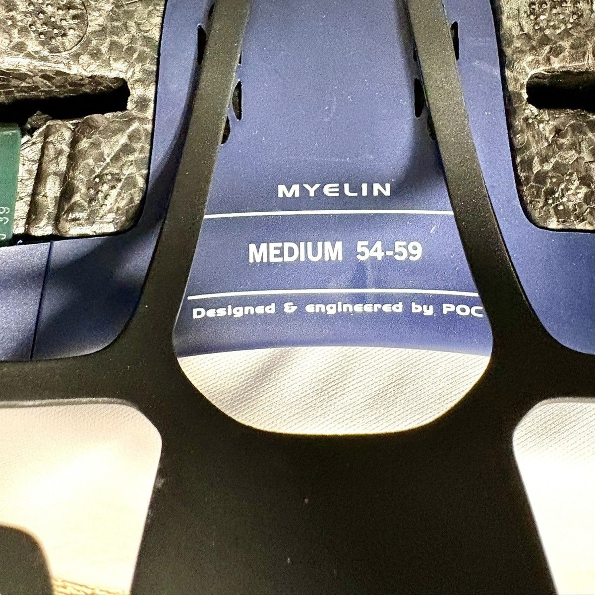 Other POC Myelin Lead Blue Covered Bicycle Helmet Sz M 54-59 cm Size ONE SIZE - 12 Thumbnail