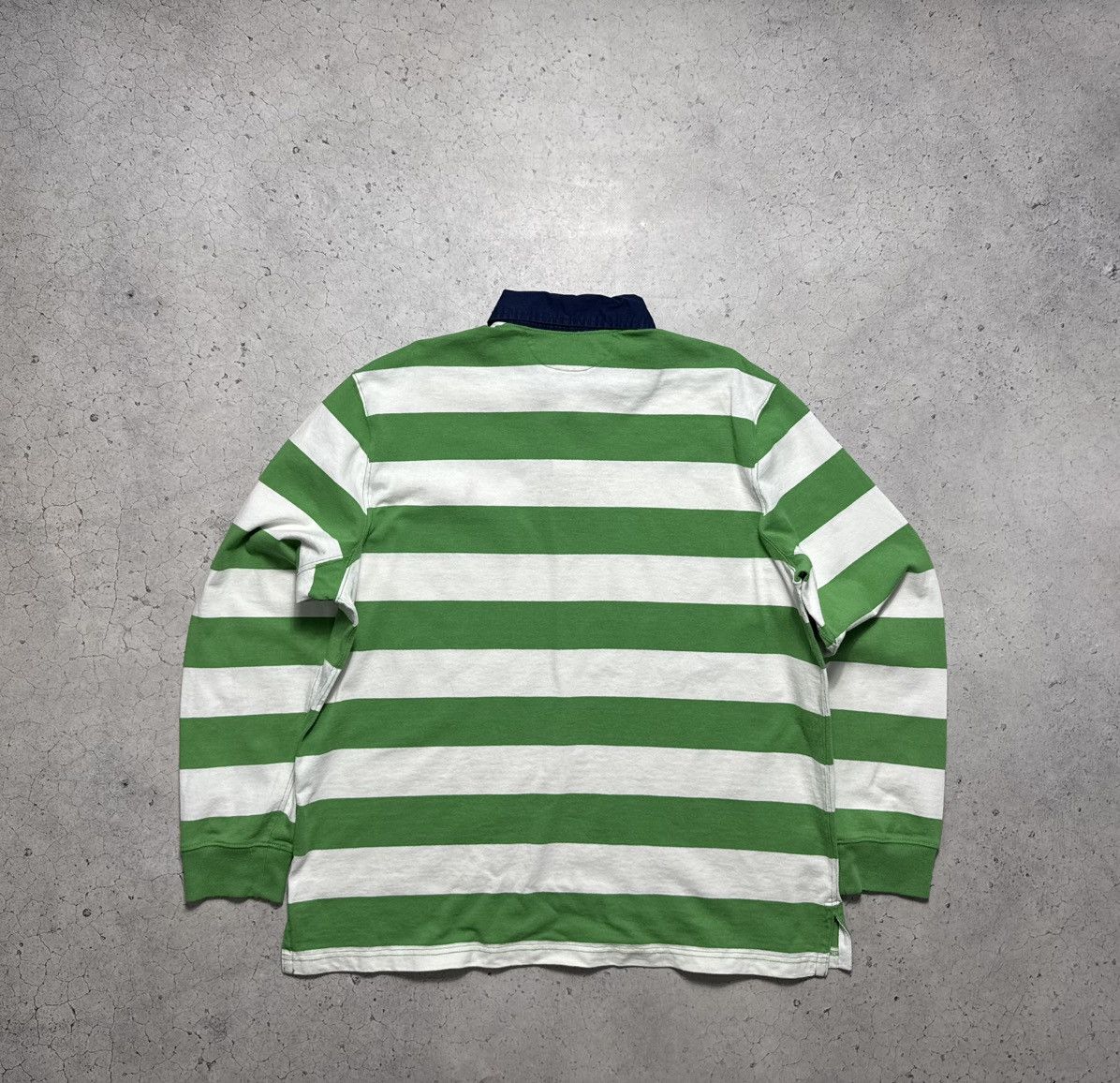 Polo Ralph Lauren Polo Ralph Lauren Striped Rugby Sweatshirt Vintage Size XXL Size US XXL / EU 58 / 5 - 8 Thumbnail