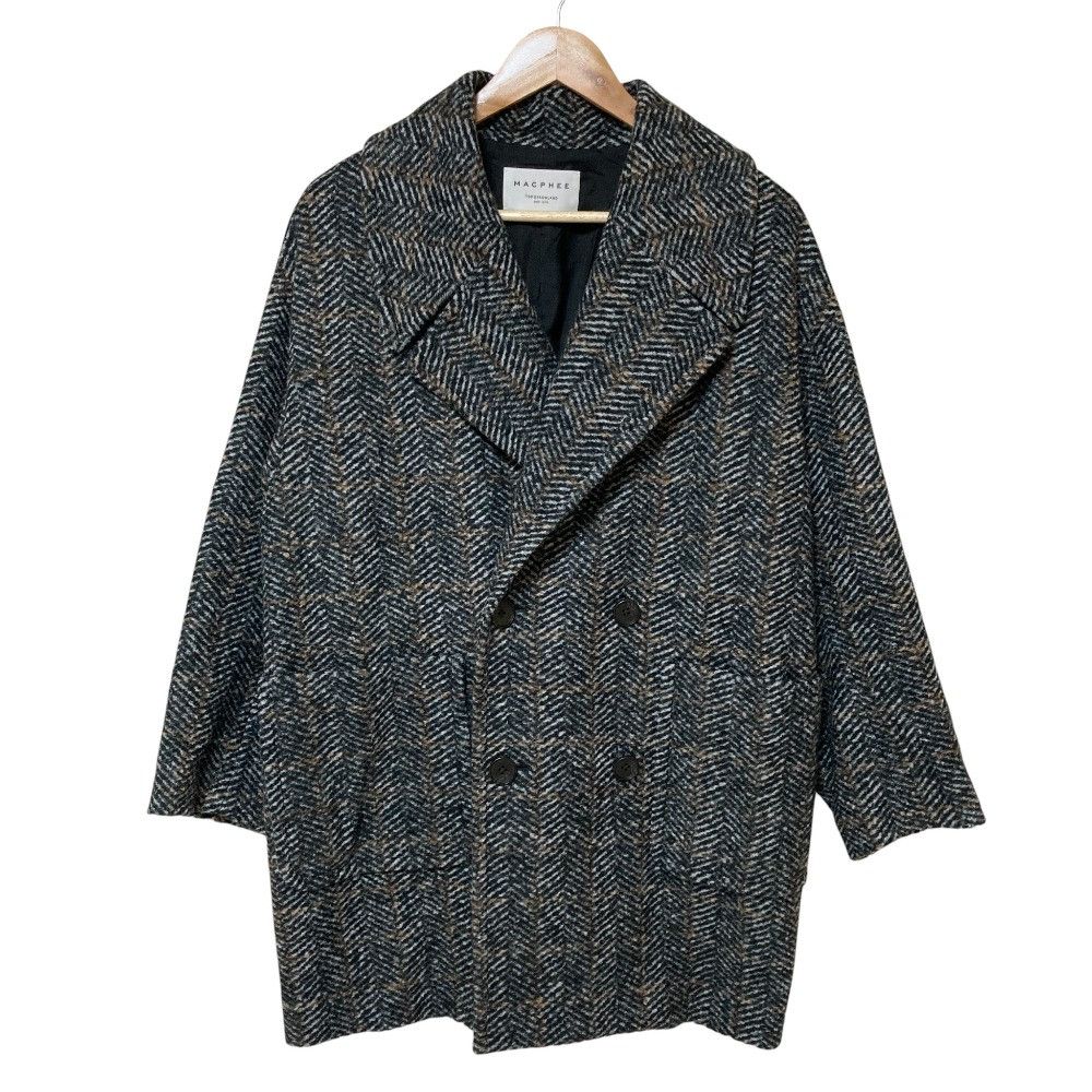 Other Other MACPHEE Herringbone Double-Breasted Coat Textile Outerwear DUTY FREE for USA Size ONE SIZE - 1 Thumbnail