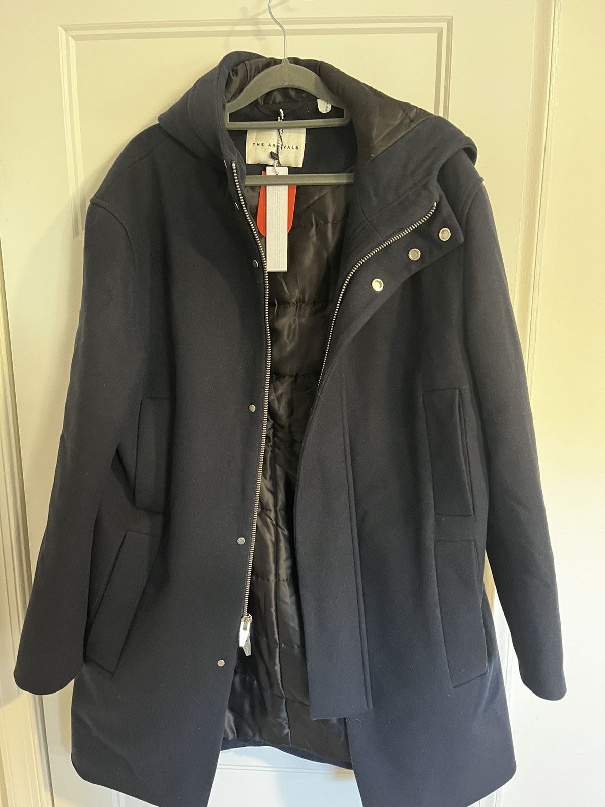 The Arrivals The Arrivals NWT navy wool coat - fits like Medium Size US S / EU 44-46 / 1 - 2 Thumbnail