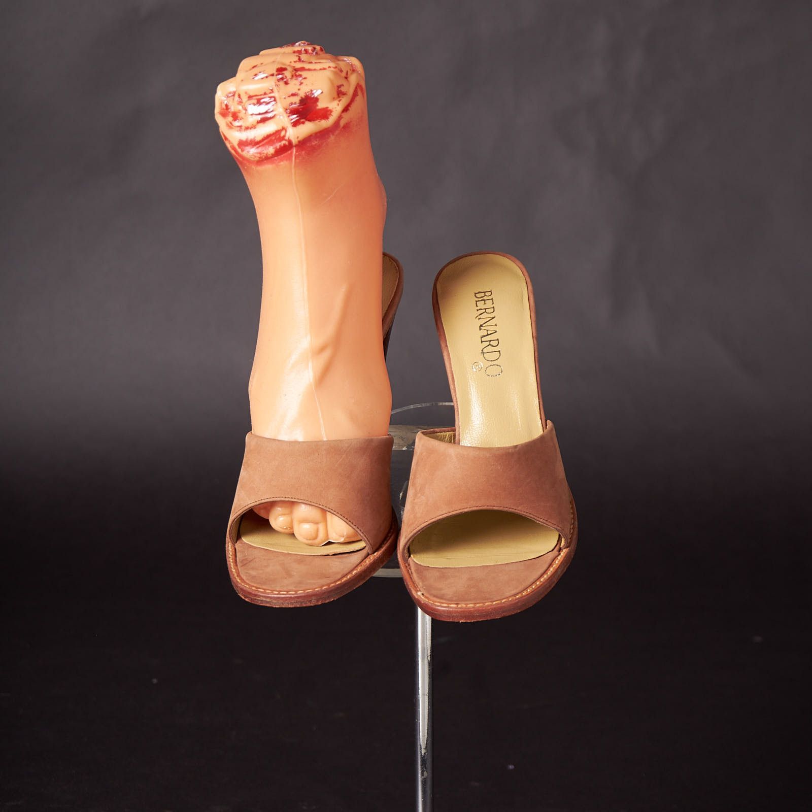 1970s Tan Bernardo Heels Sandals