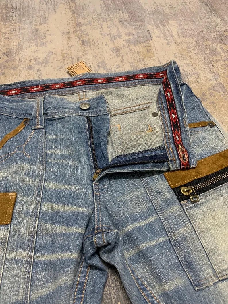 Edwin Edwin XVS Western Bush Pants Suede Pocket Gimmick Denim Size US 34 / EU 50 - 4 Thumbnail