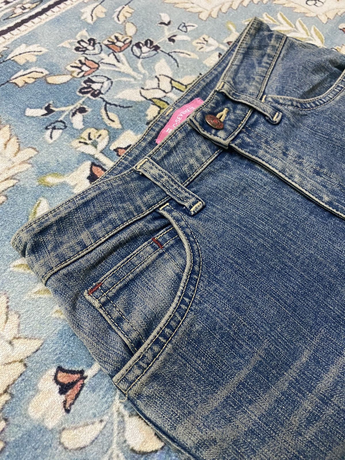Vintage 🔥 Flared jeans X C-Seventeen Size 25" / US 0 / IT 36 - 4 Thumbnail
