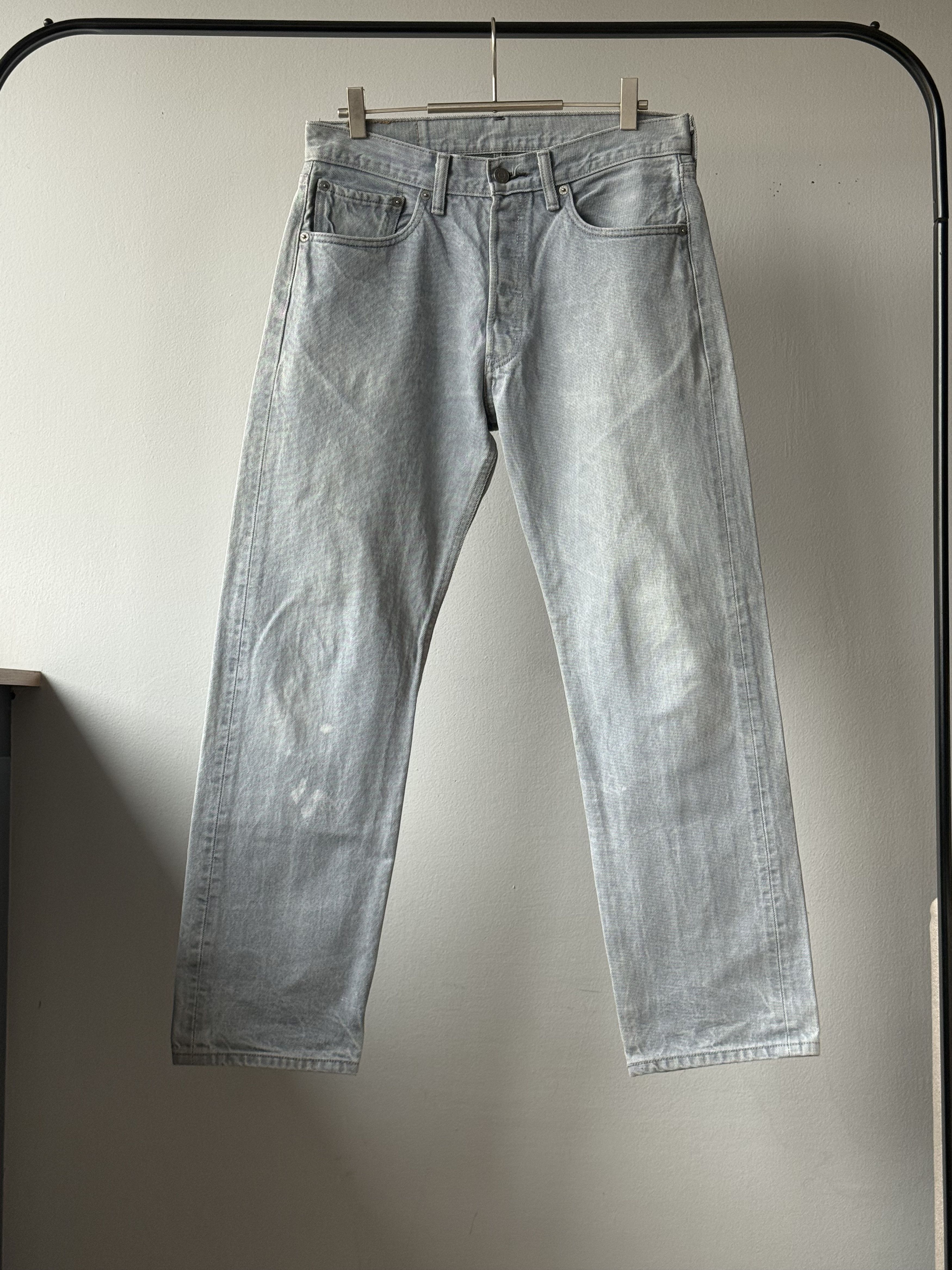 Levi's × Levi's Vintage Clothing × Vintage Vintage Levi's 501 Gray Cotton Denim Jeans Made In Mexico Size US 32 / EU 48 - 2 Thumbnail