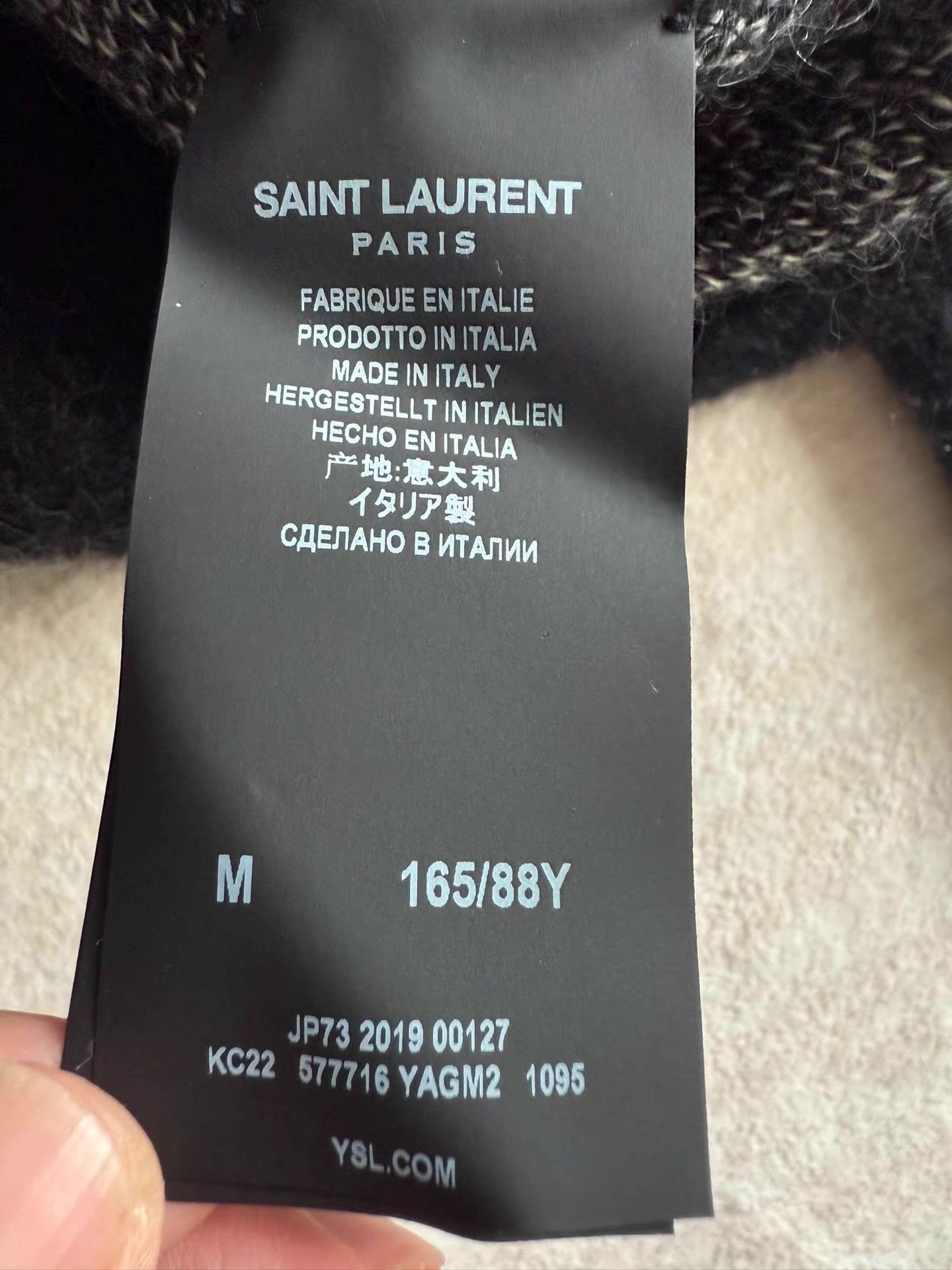 Saint Laurent Paris Saint Laurent Star Sweater Ｑ23 Size US M / EU 48-50 / 2 - 5 Thumbnail