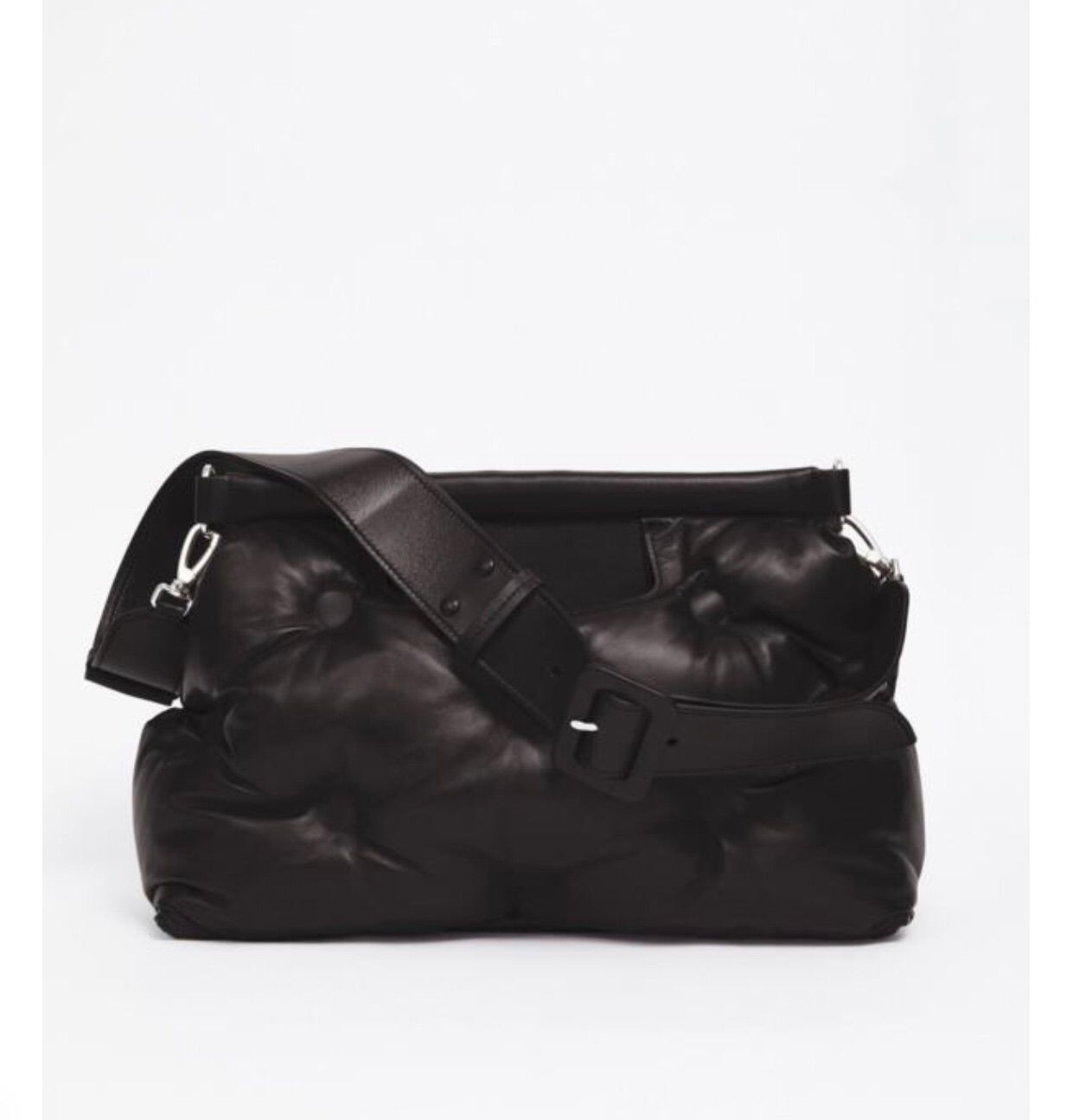 Maison Margiela o1bcso1str0526 Size: OS/Glam Slam Classique Medium Bag Black Size ONE SIZE - 2 Thumbnail