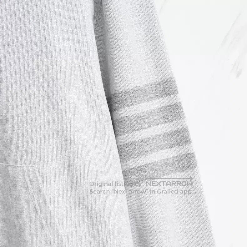 Thom Browne Thom Browne Striped hooded sweatshirt Size US XL / EU 56 / 4 - 5 Thumbnail