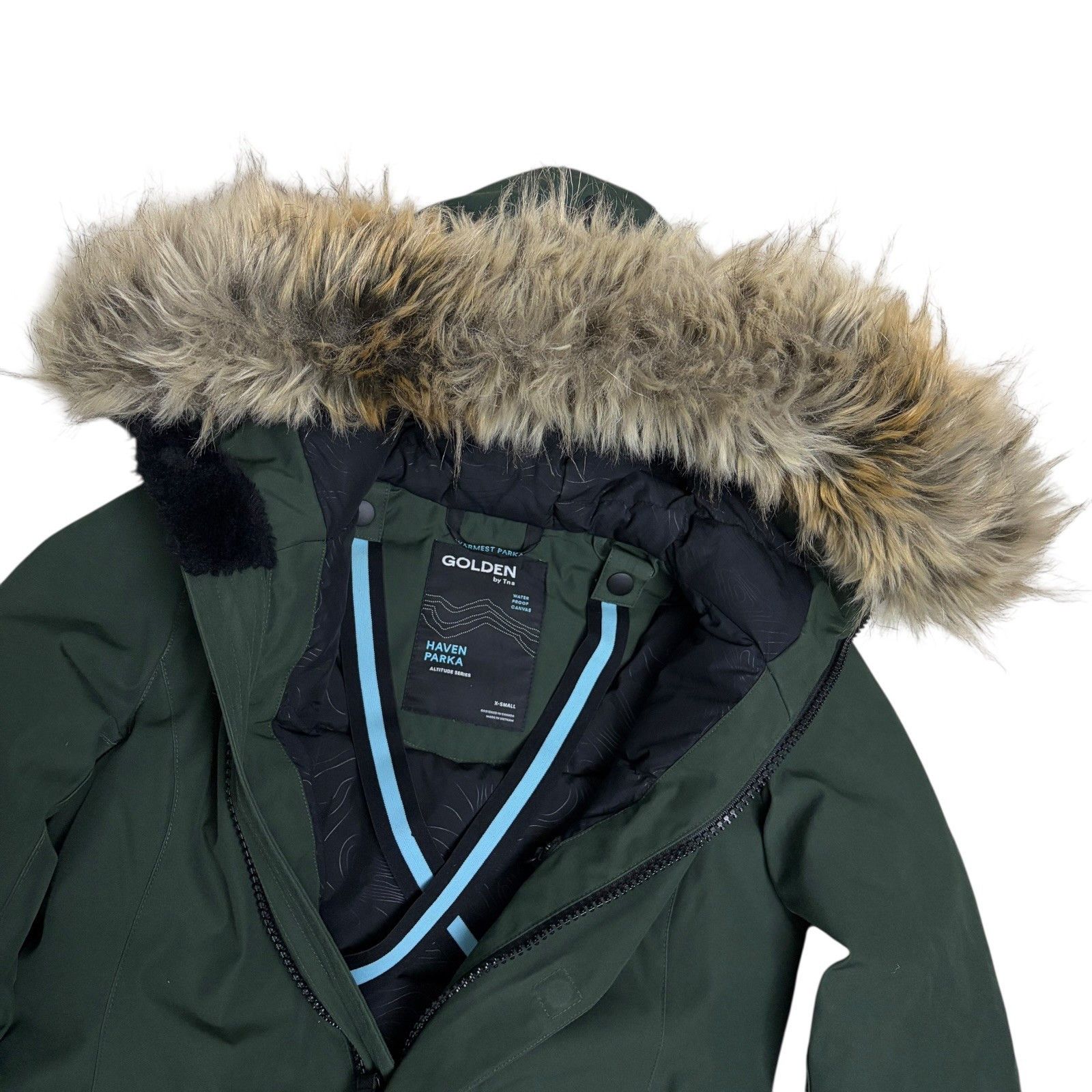 TNA ARITZIA TNA GOLDEN Haven Parka GOOSE DOWN Winter Coat XS Size XS / US 0-2 / IT 36-38 - 2 Thumbnail