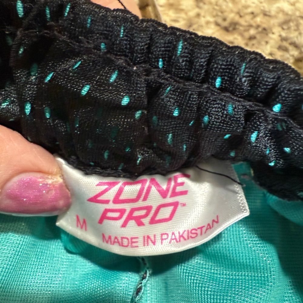 Other Zone Pro Athletic Shorts Black and Blue Moisture-Wicking Size 32" / US 10 / IT 46 - 6 Thumbnail