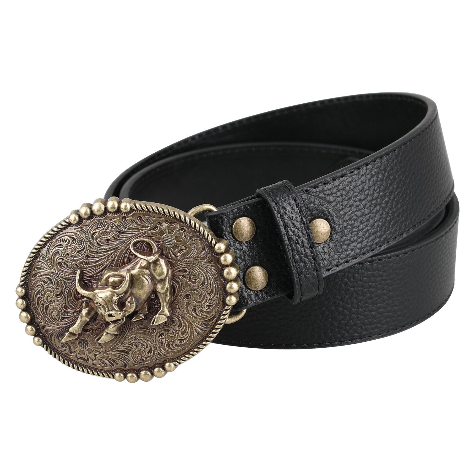 Designer Punk Vintage Belt Riveted Belts Menswear Accessories Size ONE SIZE - 1 Thumbnail