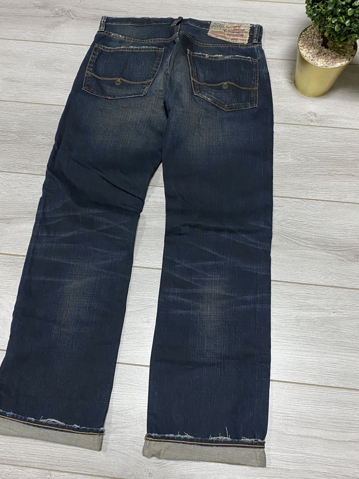 Polo Ralph Lauren Polo Ralph Lauren 🇺🇸 deep blue jeans USA flag pants selvedge Size US 32 / EU 48 - 10 Thumbnail