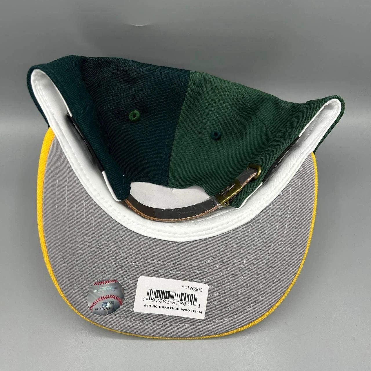 New Era Oakland Athletics Hat Men Retro Crown MLB Strap Back Wool Size ONE SIZE - 9 Thumbnail