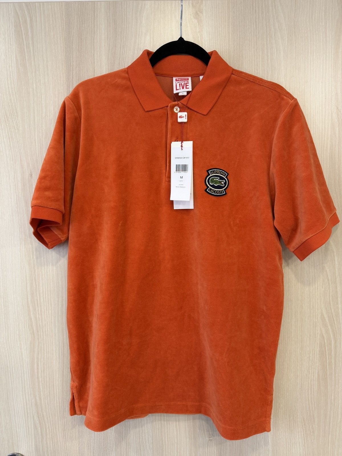 Lacoste × Supreme Supreme LACOSTE Velour Polo | Grailed