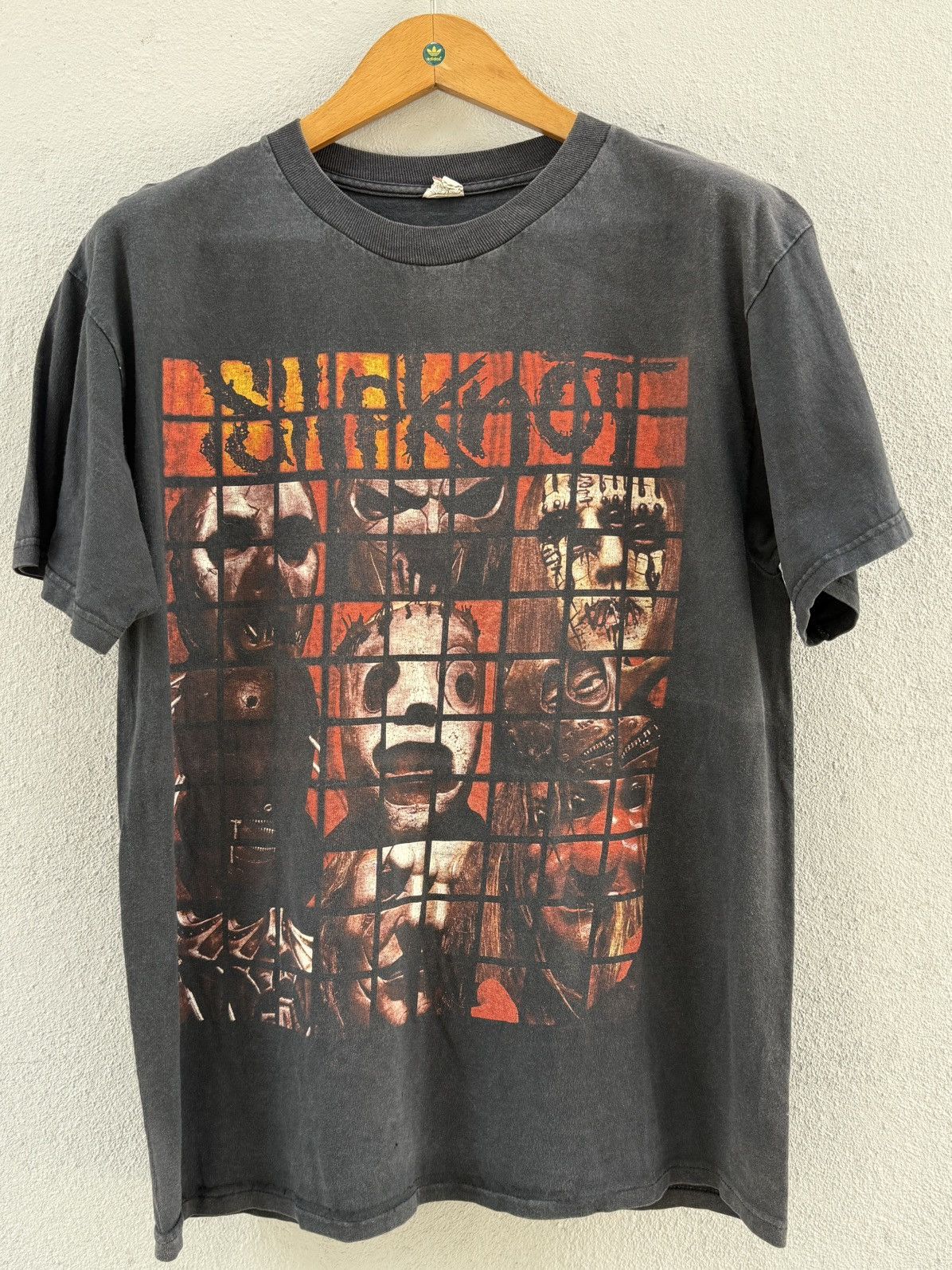 Band Tees Thrashed Vintage Slipknot Heavy Metal Faded Grunge Tee Size US L / EU 52-54 / 3 - 1 Thumbnail
