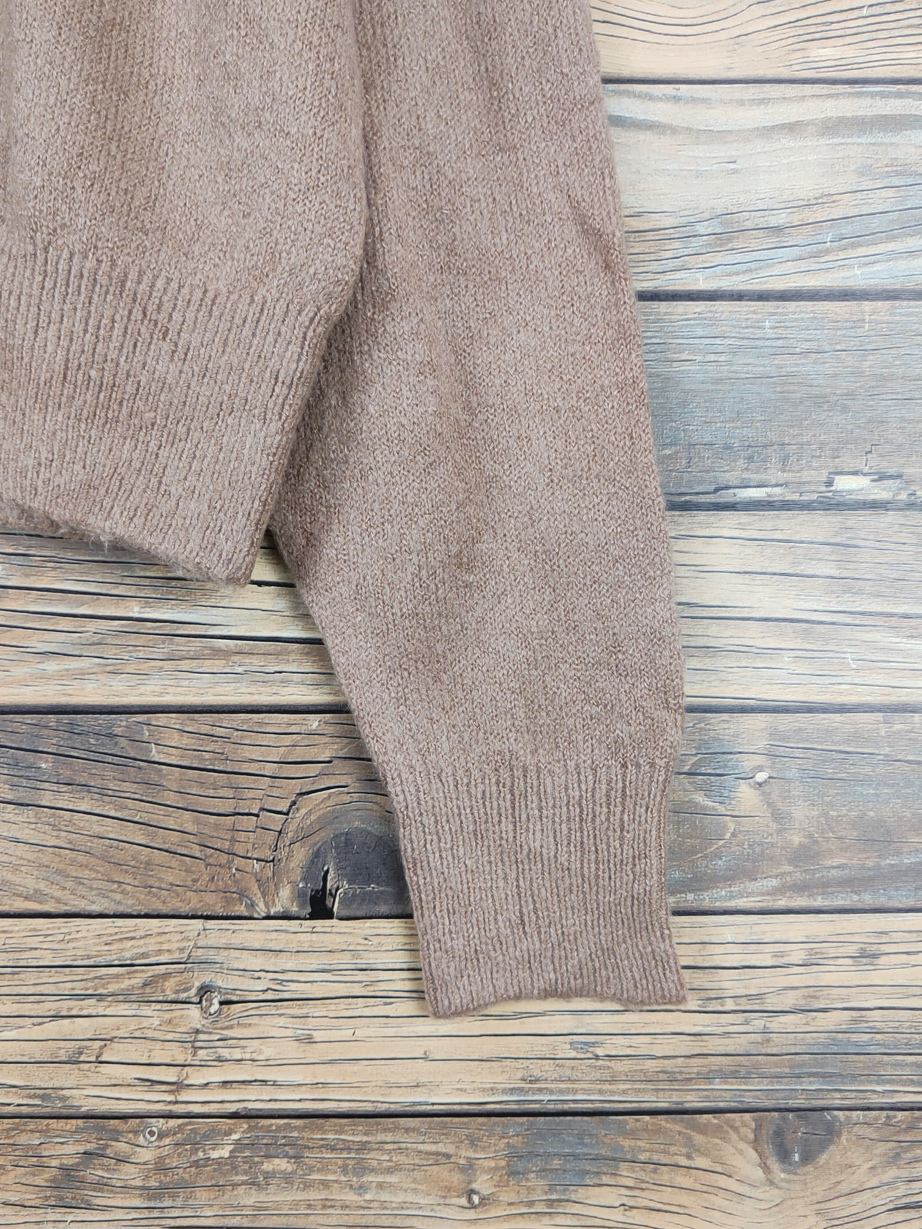 Homespun Knitwear × Japanese Brand × Vintage Earth Music & Ecology Brown Knitwear Crop Tops #W1139 Size M / US 6-8 / IT 42-44 - 6 Thumbnail