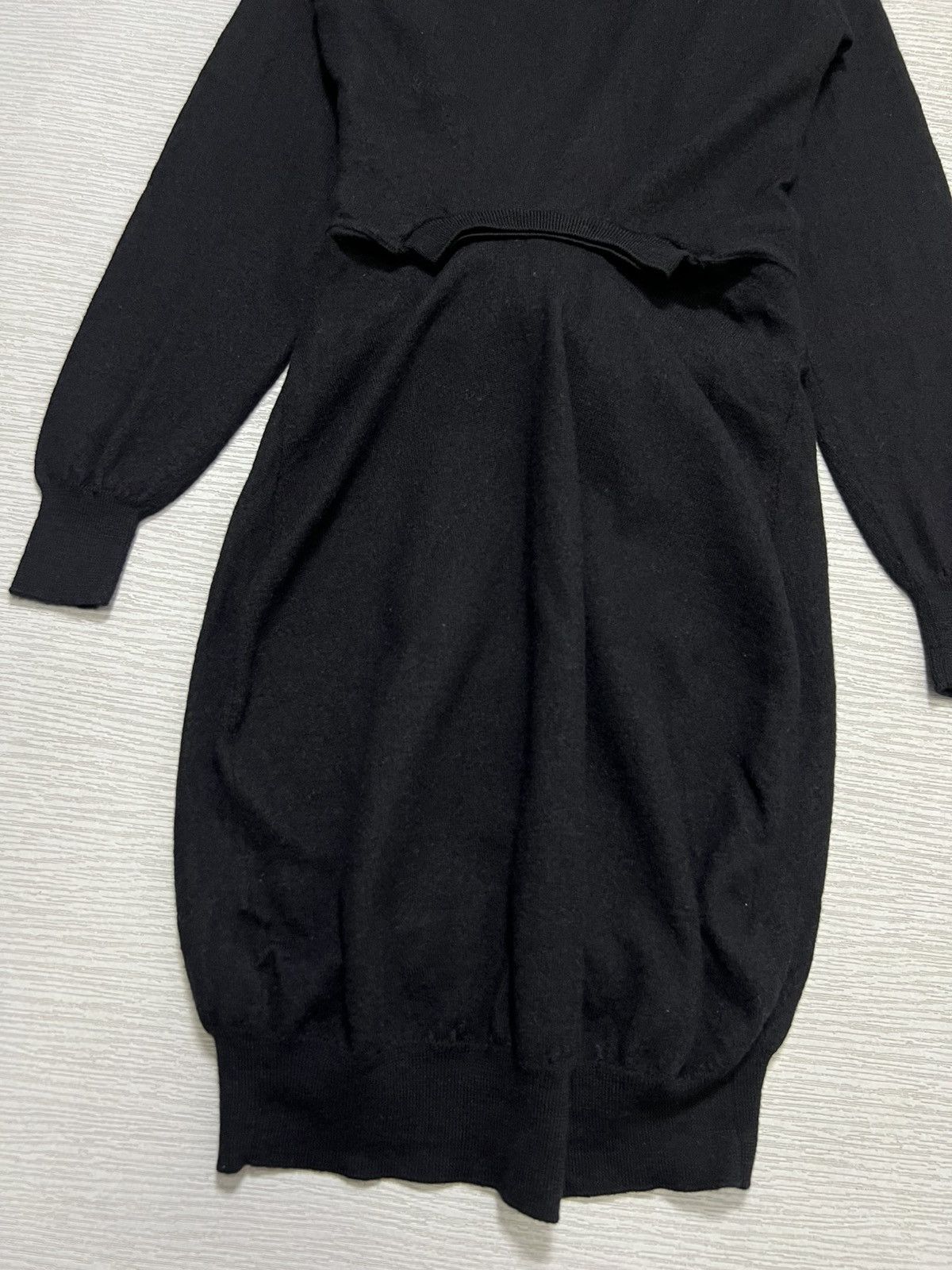 MM6 Maison Margiela MM6 - Four Sleeves Knit One Piece Wool Dress Size S / US 4 / IT 40 - 9 Thumbnail