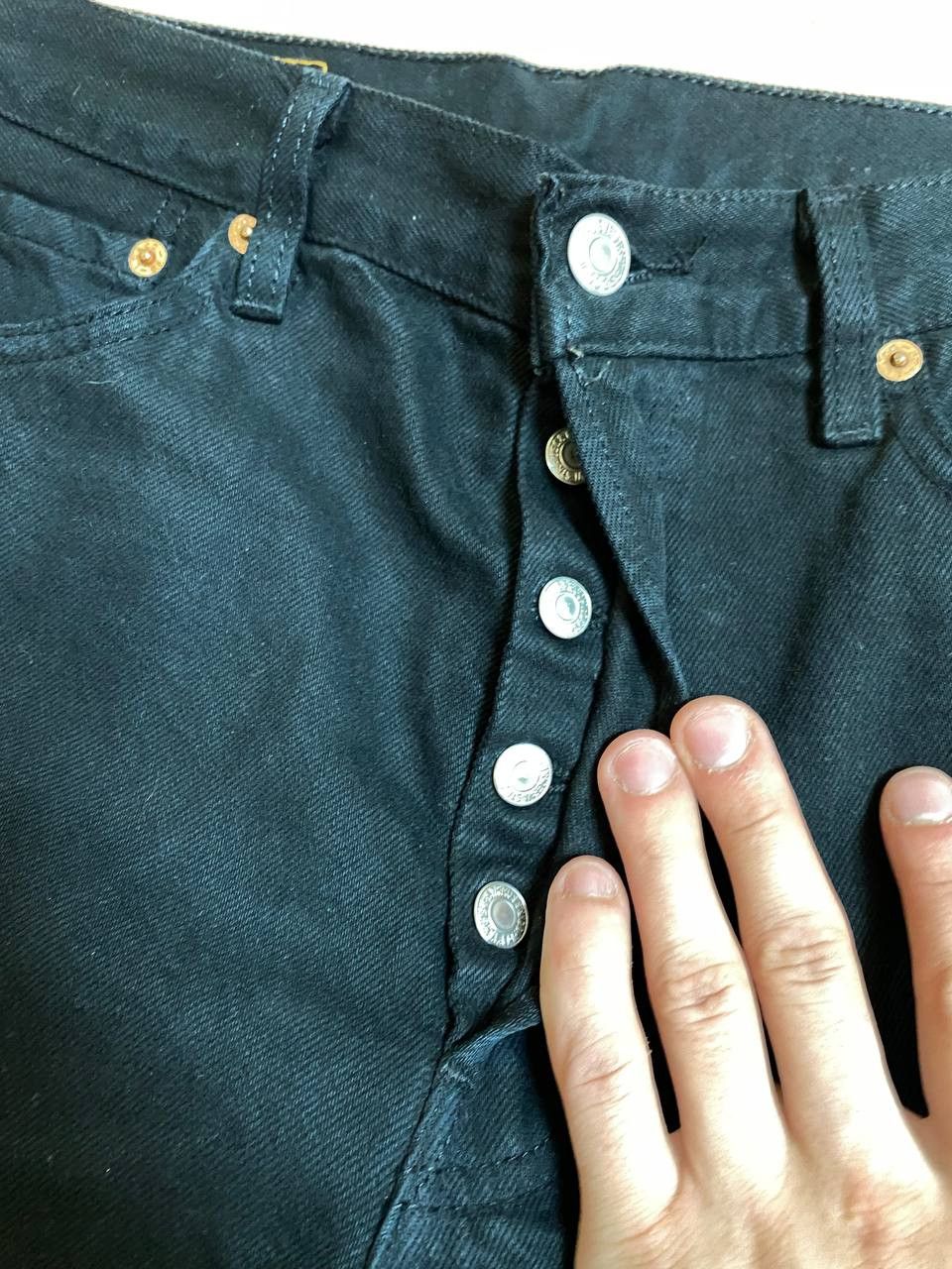 Levi's × Vintage Vintage Levis 501 Y2K Baggy Denim Distressed 90s Jeans Size US 30 / EU 46 - 9 Thumbnail