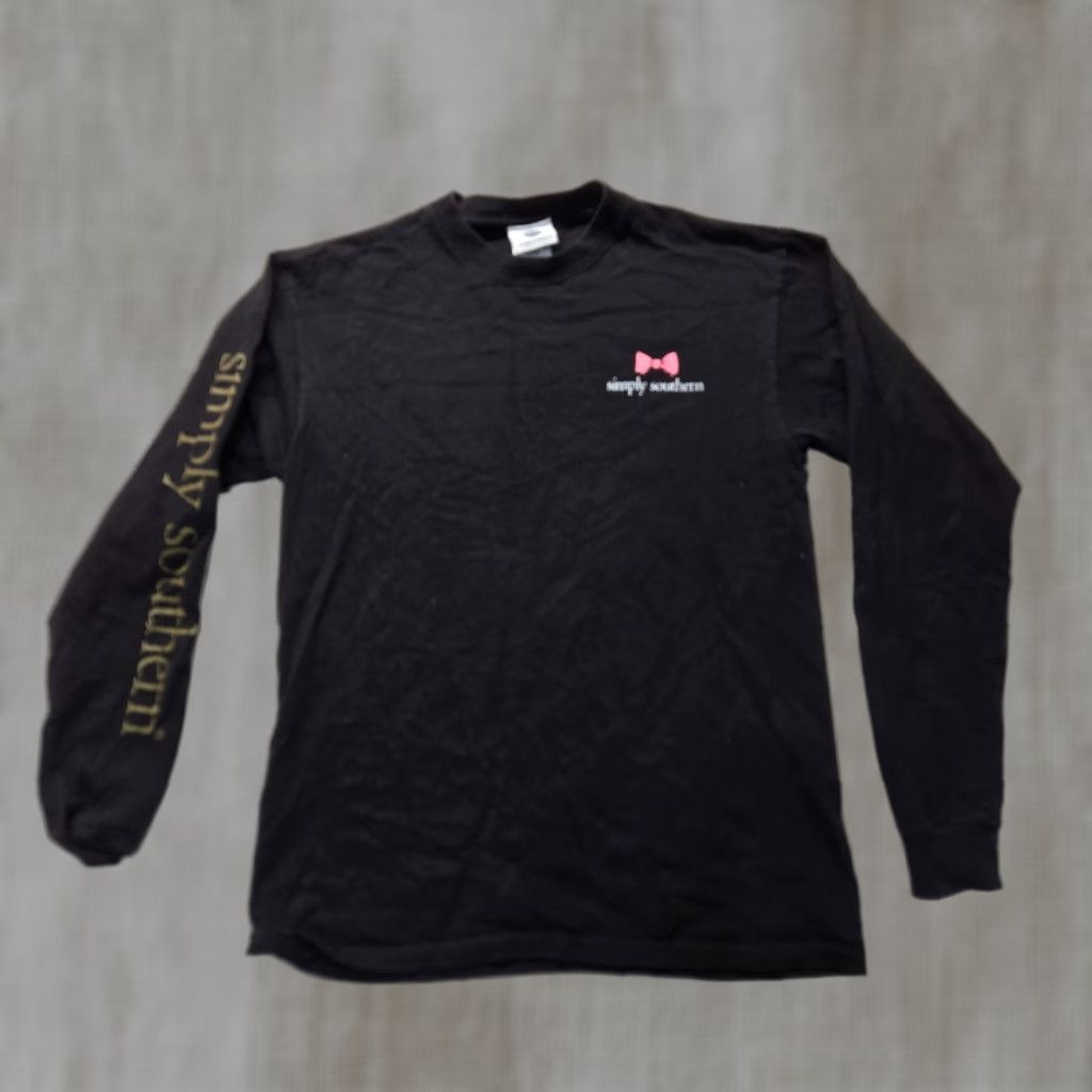 Vintage Simply Southern Black Duck Boot Tee T-Shirt Long Sleeve Adult Women's M Medium Size M / US 6-8 / IT 42-44 - 1 Thumbnail