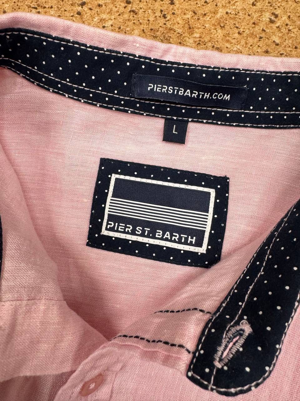 MC2 Saint Barth MC2 Saint Barth Pink Linen Shirt - Size L Size US L / EU 52-54 / 3 - 9 Thumbnail