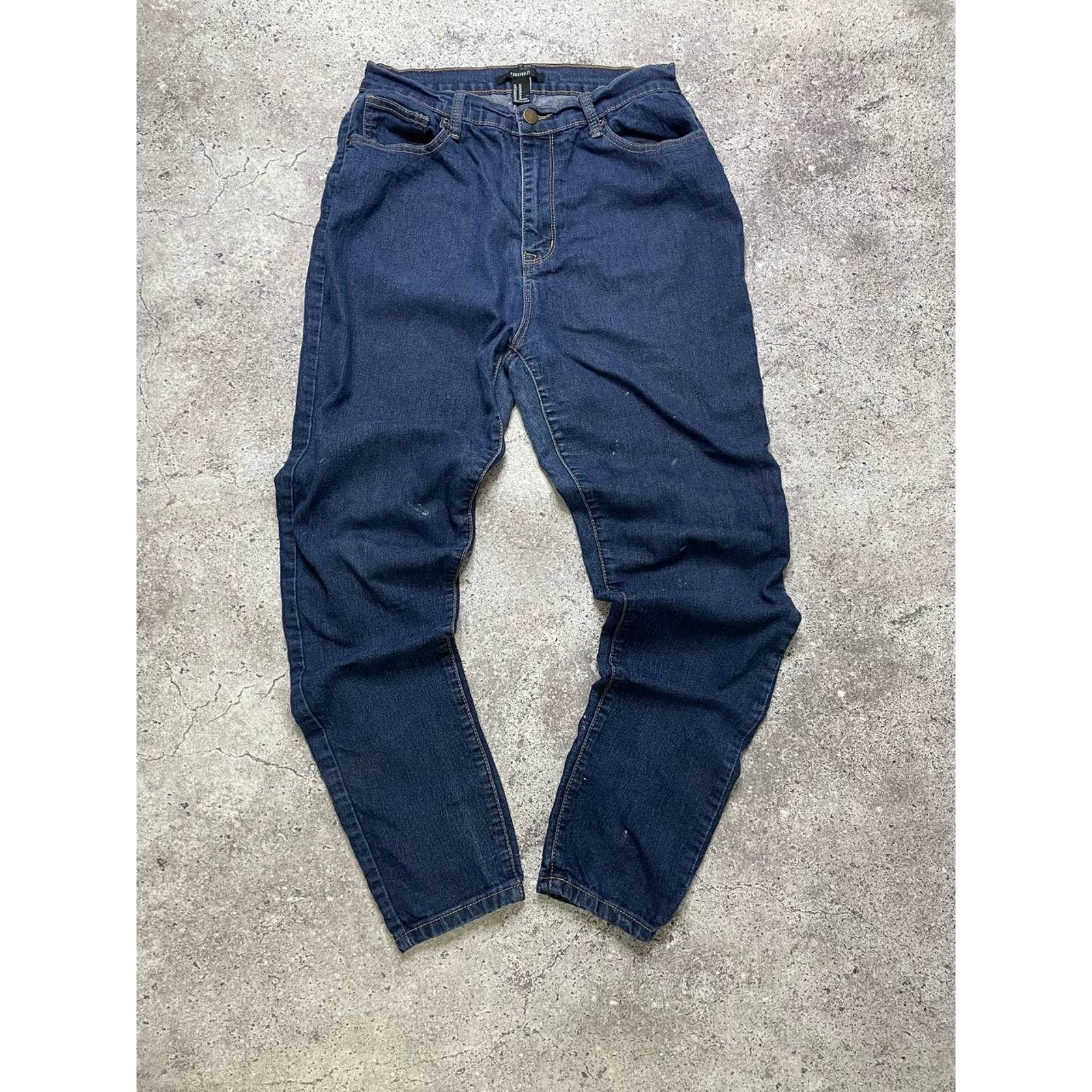 Forever 21 Vintage Forever 21 High Rise Skinny Jeans Blue Size 30 Size 29" - 3 Thumbnail