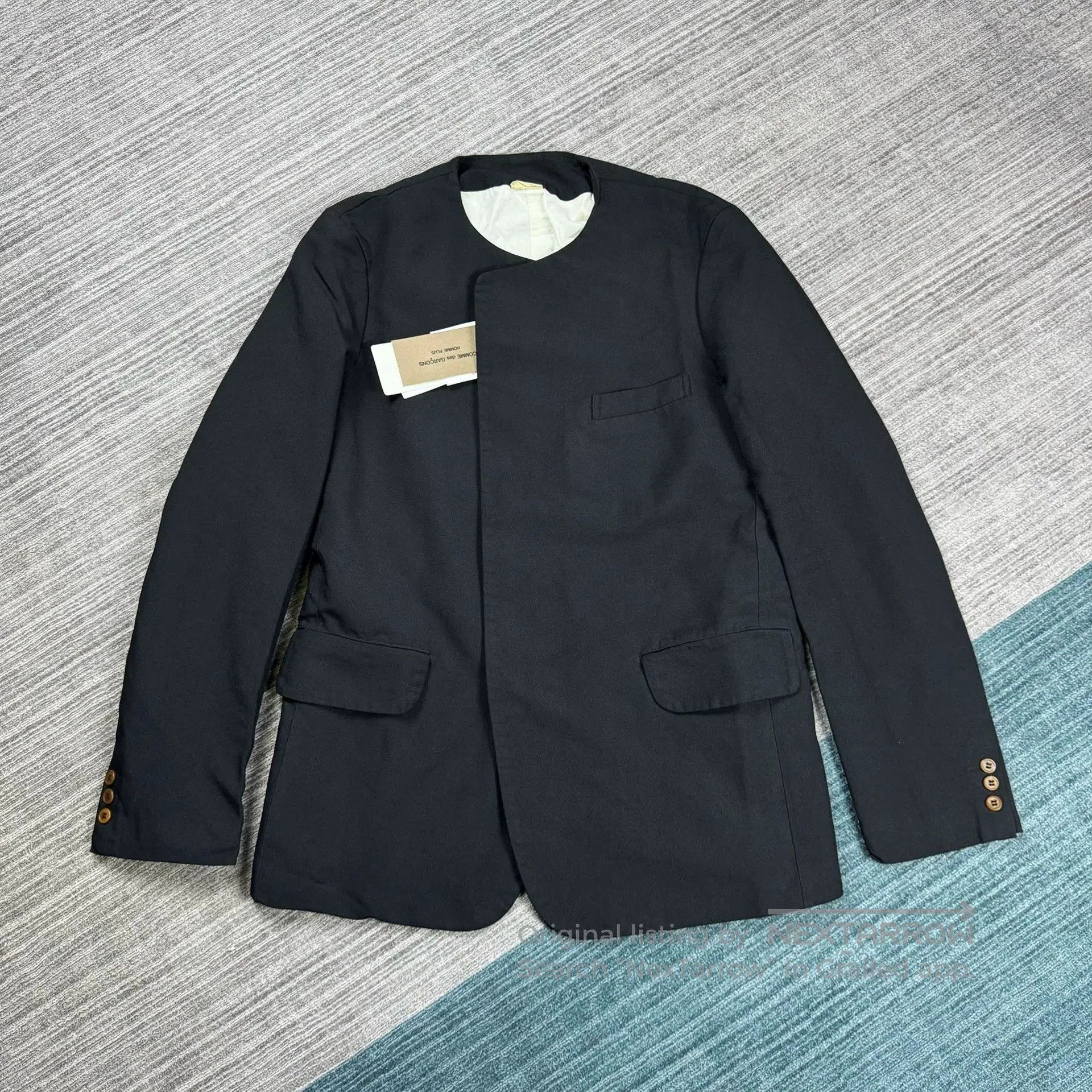 Comme des Garcons CDG Homme Plus Collarless Short Jacket. Size US M / EU 48-50 / 2 - 1 Thumbnail