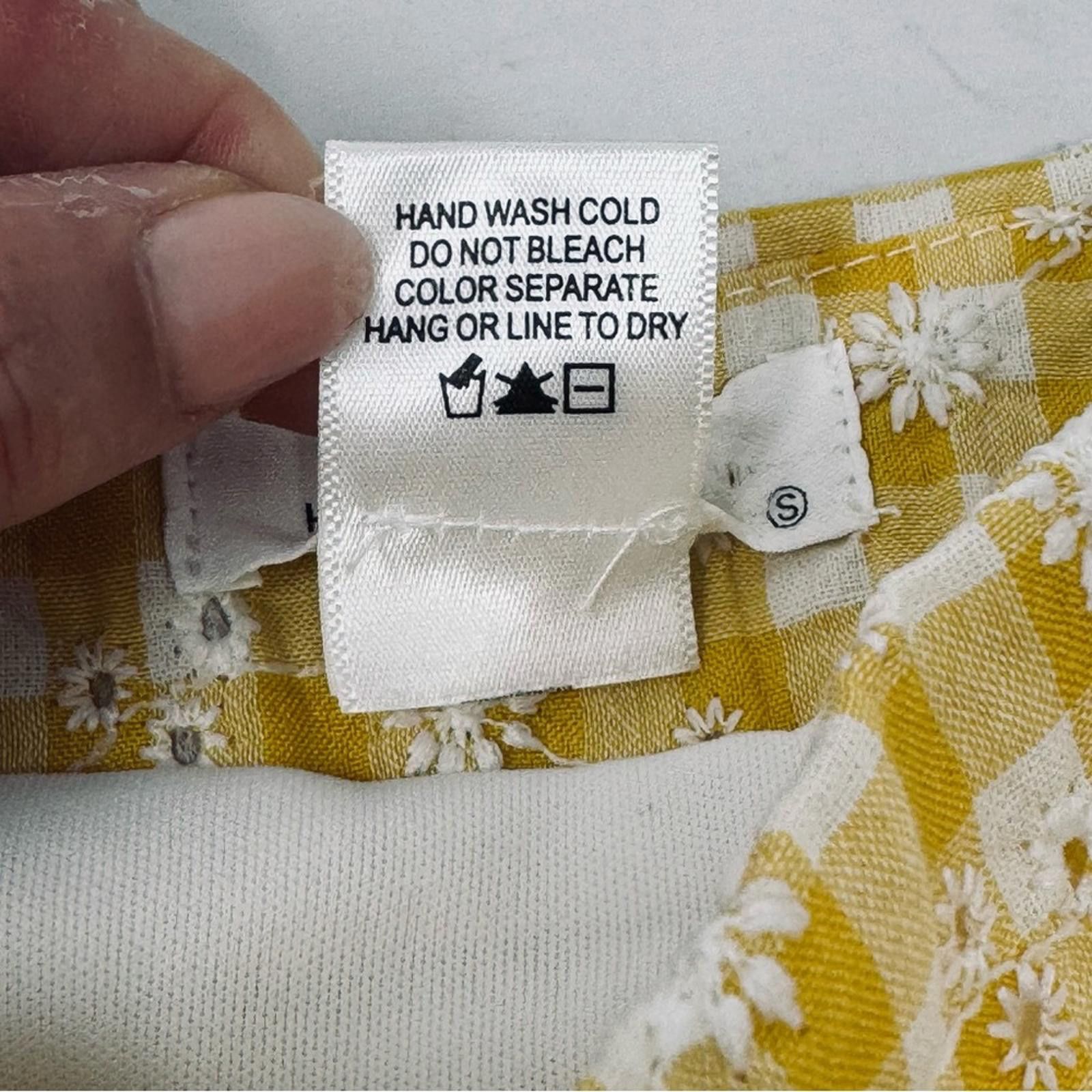 Designer NWT Kirious LA Asymmetrical Yellow Flounce Skirt Size Small Size 28" / US 6 / IT 42 - 3 Thumbnail