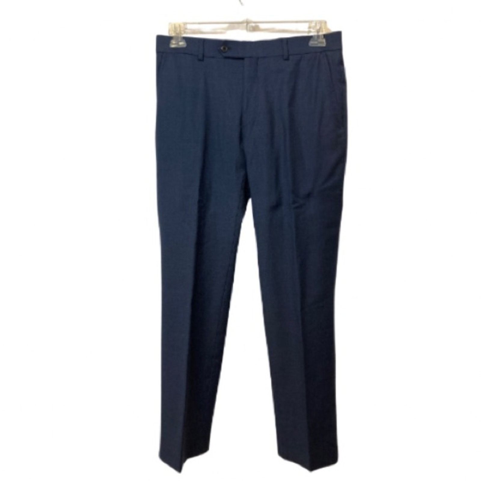 Tommy Hilfiger Tommy Hilfiger Blue Pleated Tapered Straight Leg Dress Pants Size US 32 / EU 48 - 1 Thumbnail