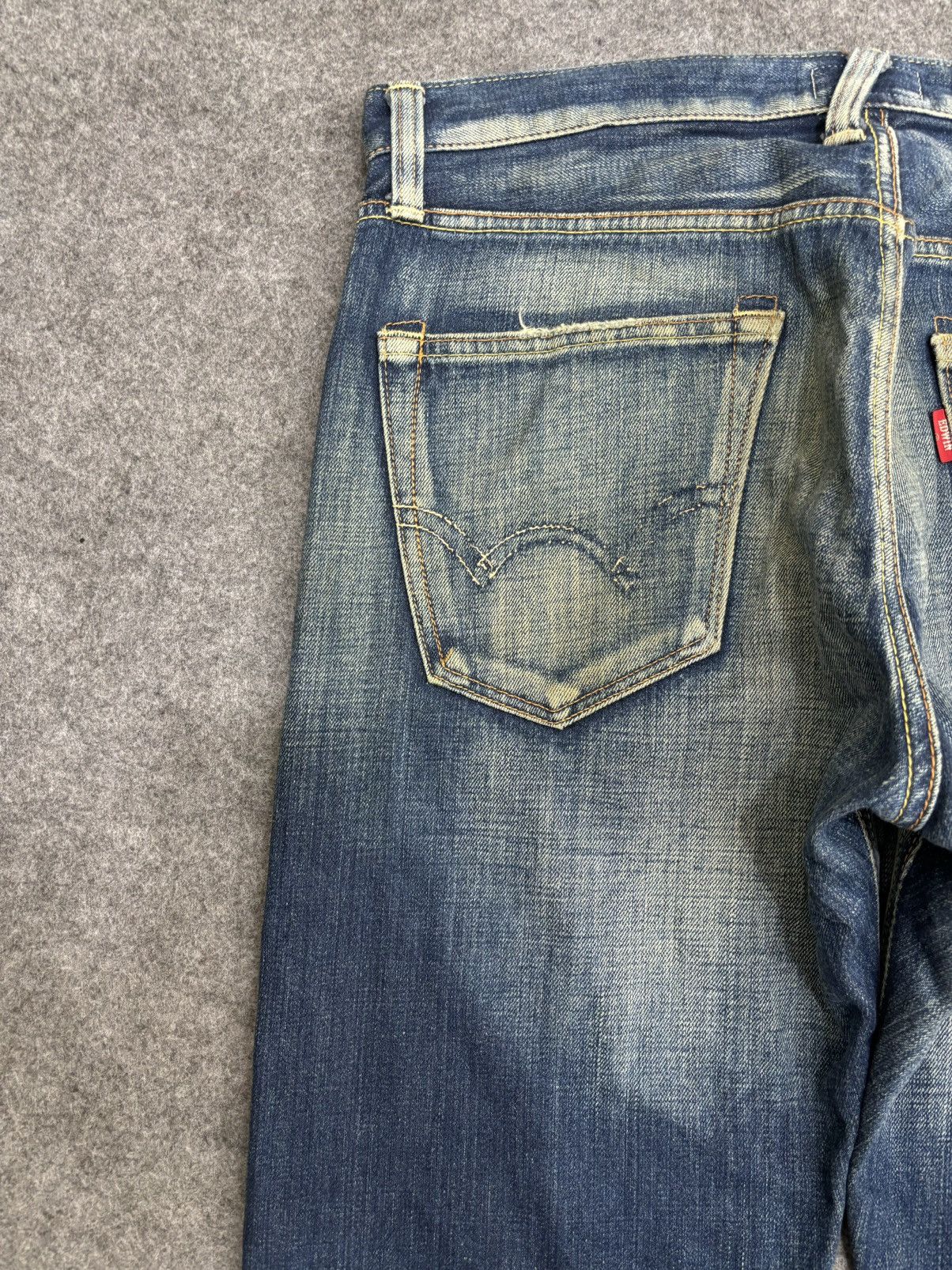 Edwin 💥Cool Fades💥Edwin 503 Regular Stonewash Fades Denim F493 Size US 34 / EU 50 - 15 Thumbnail