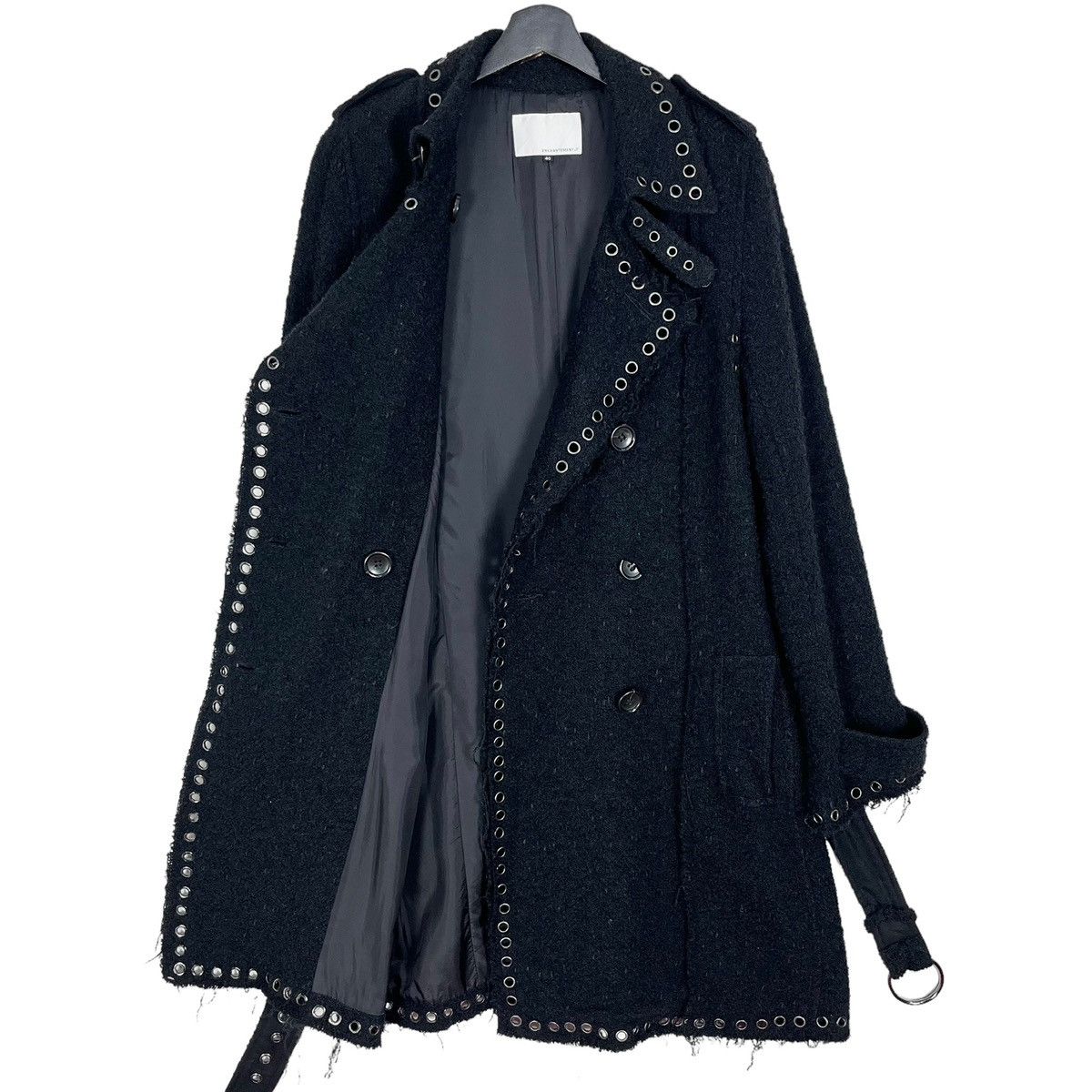 Enchantment × Japanese Brand Japanese Brand Enchantment Wool Stretch Gothic Women Coat Size S / US 4 / IT 40 - 8 Thumbnail