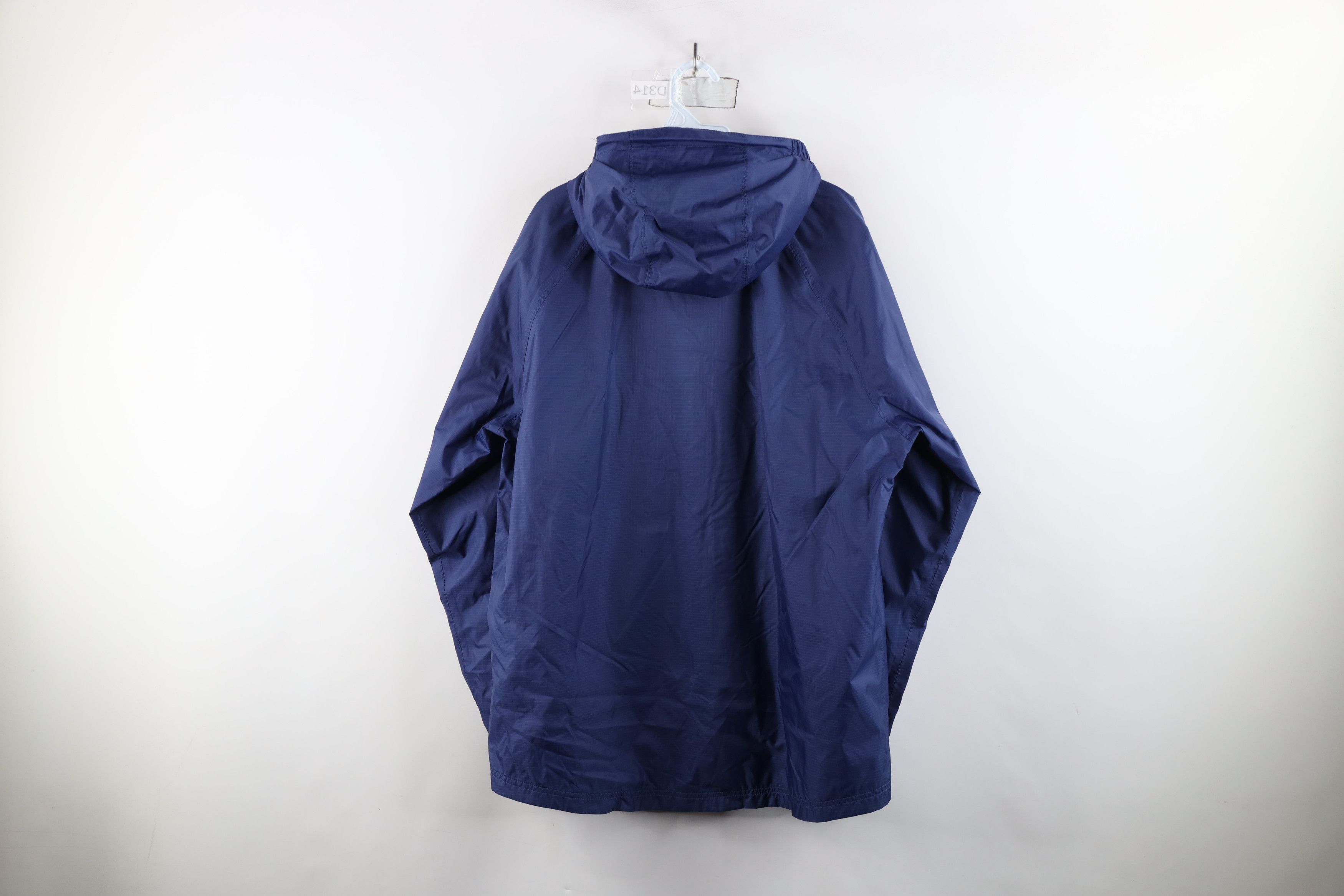 L.L. Bean × Vintage Vintage LL Bean Ripstop Hooded Rain Windbreaker Jacket Blue Size US L / EU 52-54 / 3 - 12 Thumbnail