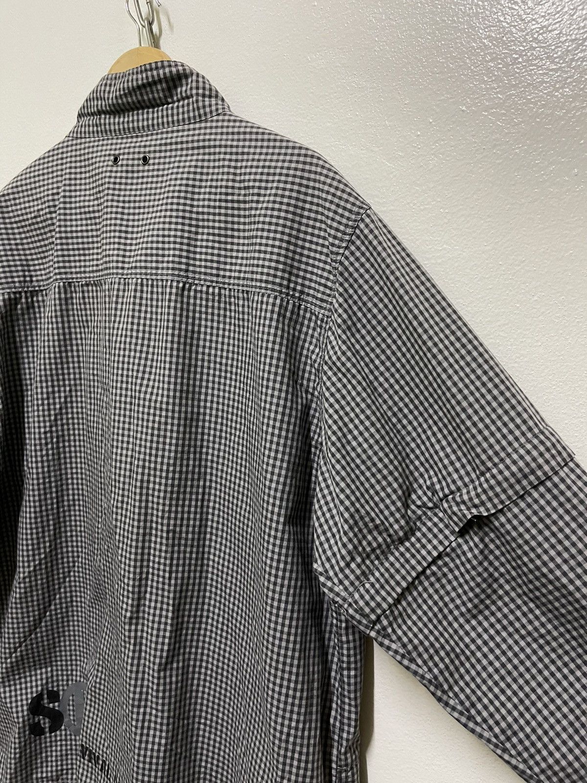 Japanese Brand Impala Zipper Shirt Tactical Pocket Removeable Sleeve Size US XL / EU 56 / 4 - 13 Thumbnail