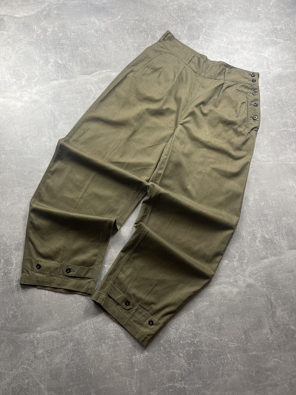 Other Vintage USSR Field Pants M39 Infantry Military Uniform Green Size US 36 / EU 52 - 2 Thumbnail