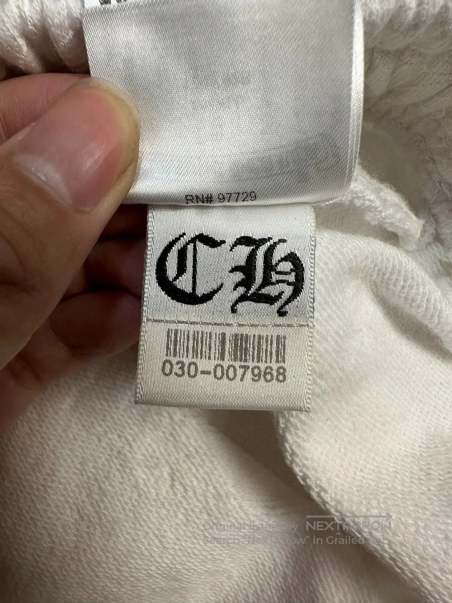 Chrome Hearts chrome hearts white graphic sweatpants size small. Size US 26 / EU 42 - 6 Thumbnail