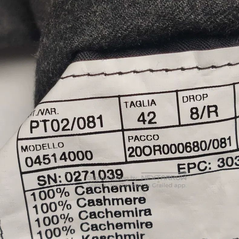 Hermes Hermes Black cashmere casual pants Size 27" / US 4 / IT 40 - 6 Thumbnail