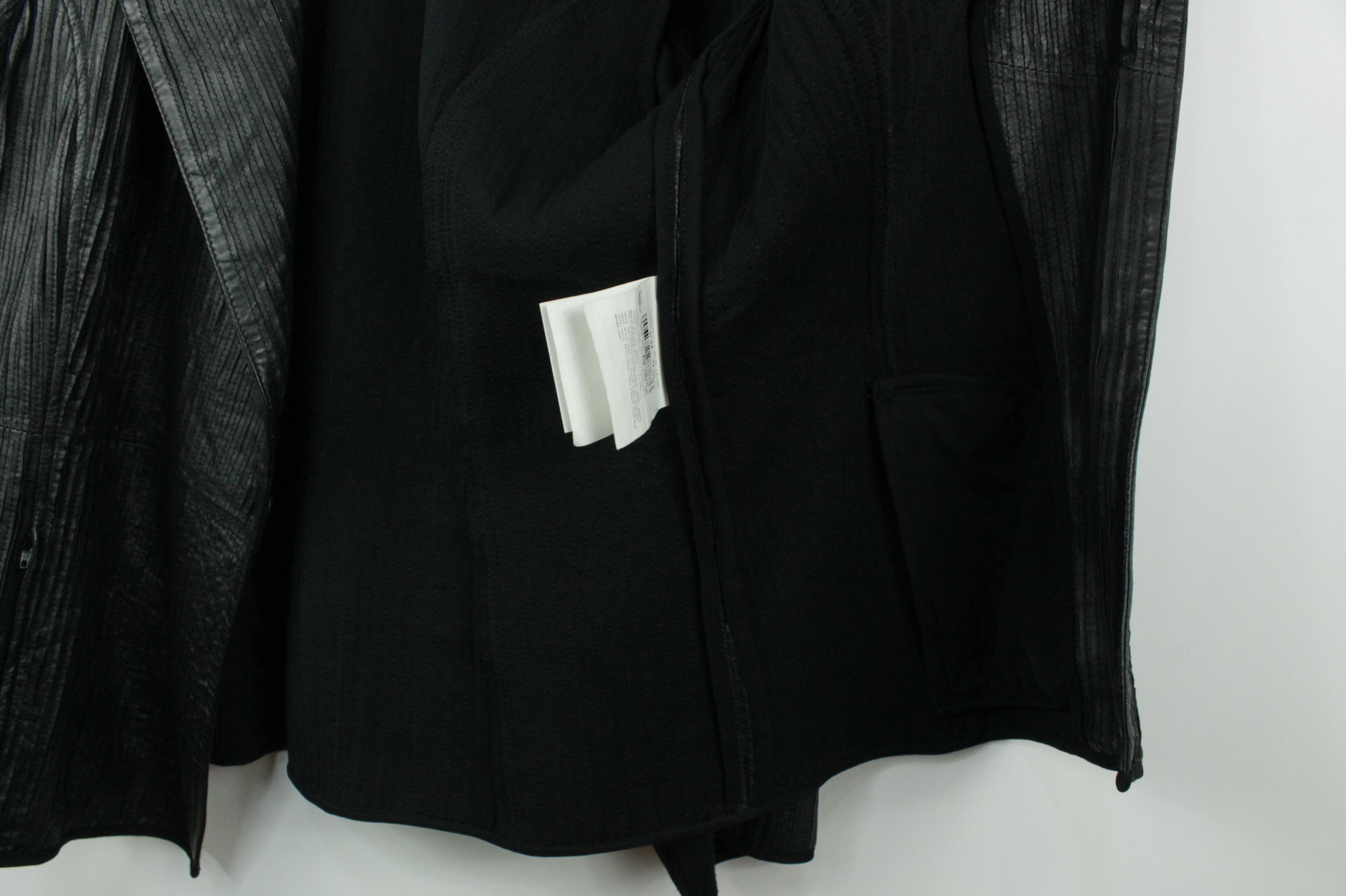 Milestone Milestone Alma Perforation Leather Stretch Jacket Black Size XL / US 12-14 / IT 48-50 - 14 Thumbnail