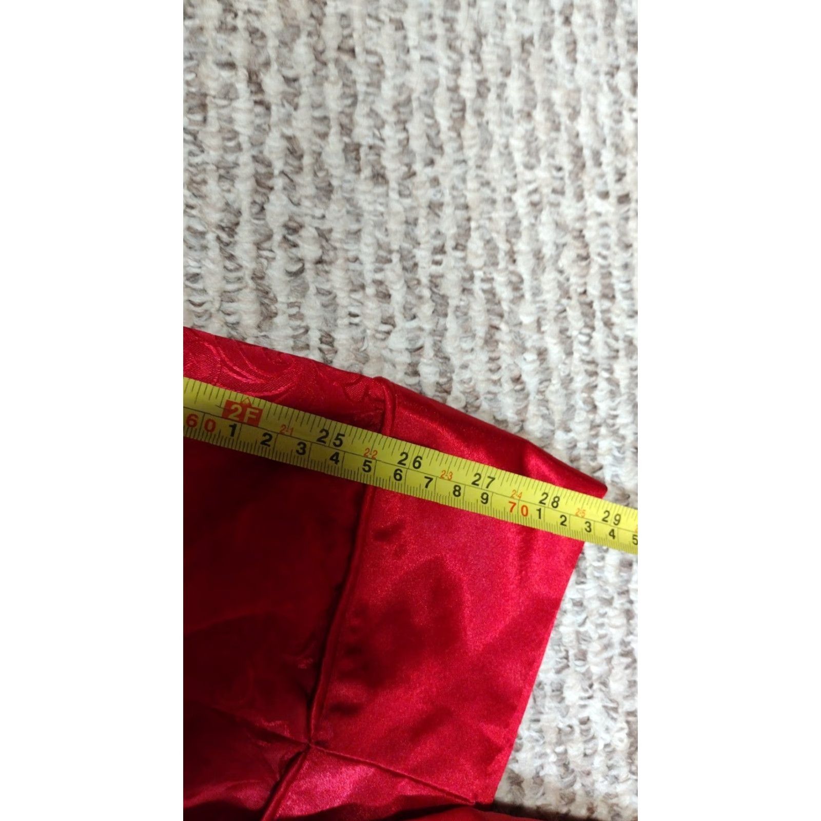 Victoria's Secret VINTAGE Victoria's Secret Robe Kimono P/S Red Satin Polka Dot Belted 3/4 Sleeve Women Size ONE SIZE - 7 Thumbnail
