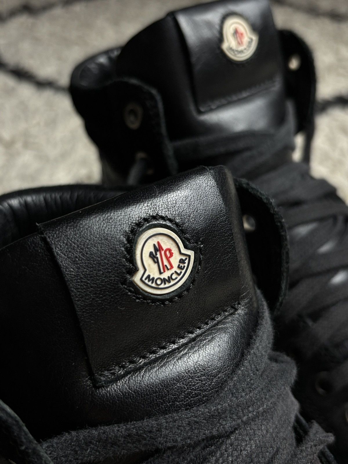 Moncler Moncler High Top Quilted Leather Shoes Sneakers Boots Size US 8 / IT 38 - 6 Thumbnail