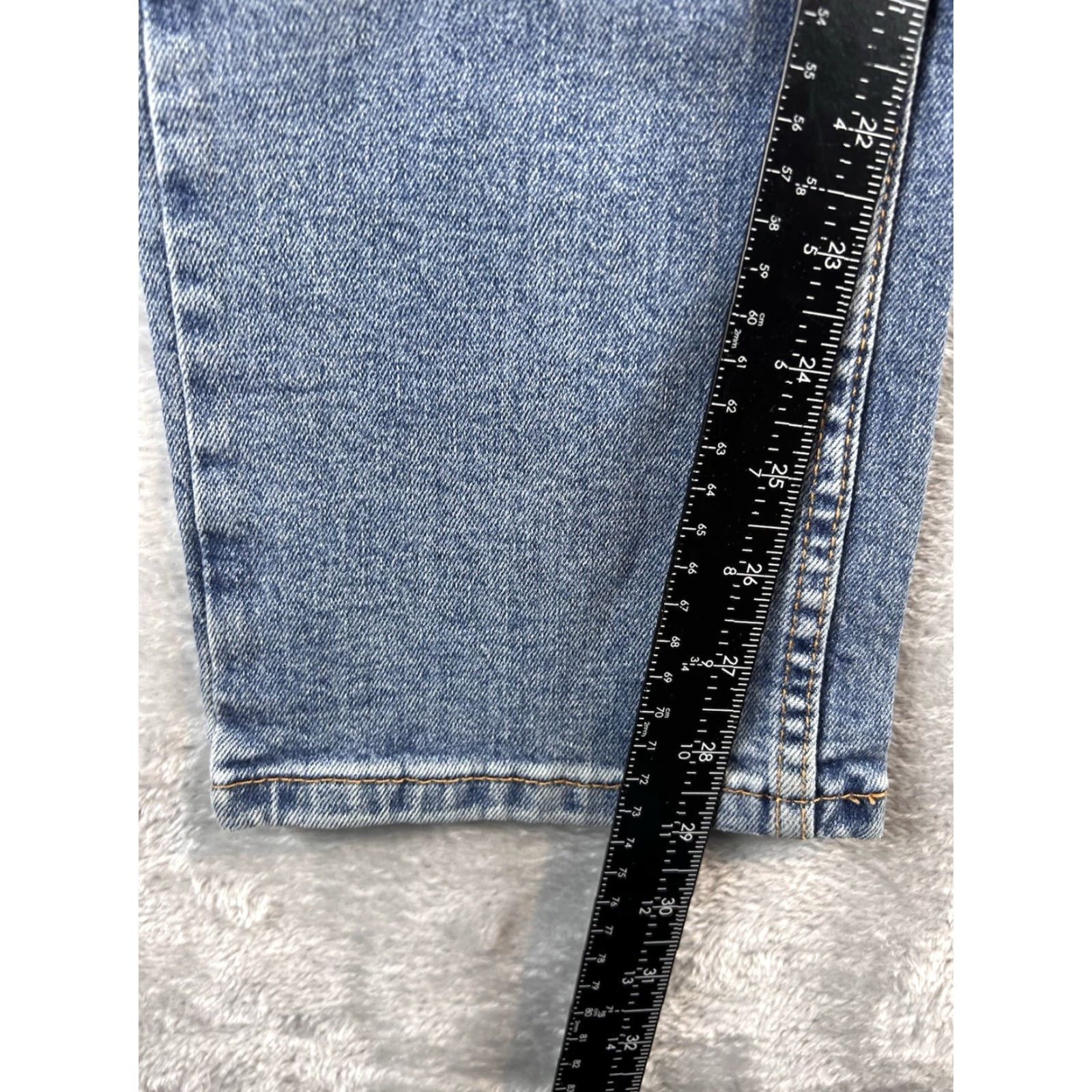 Levi's Levi's 513 Jeans Mens 30x30 Blue Slim Straight Light Wash Mid Rise Stretch Denim Pants Jeans Mens Regular Size Size US 30 / EU 46 - 5 Thumbnail