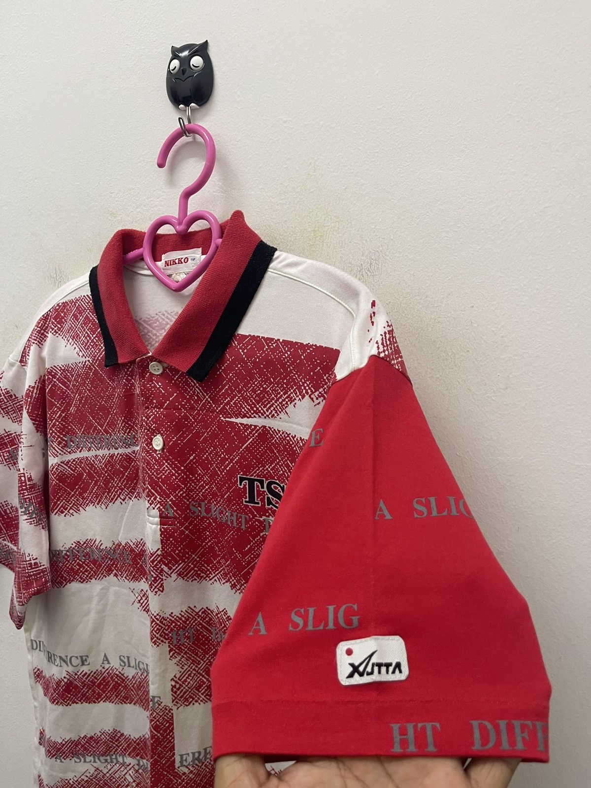 Japanese Brand Rare Vintage TSP Nikko JTTA A Slight Difference Polo Size US L / EU 52-54 / 3 - 4 Thumbnail