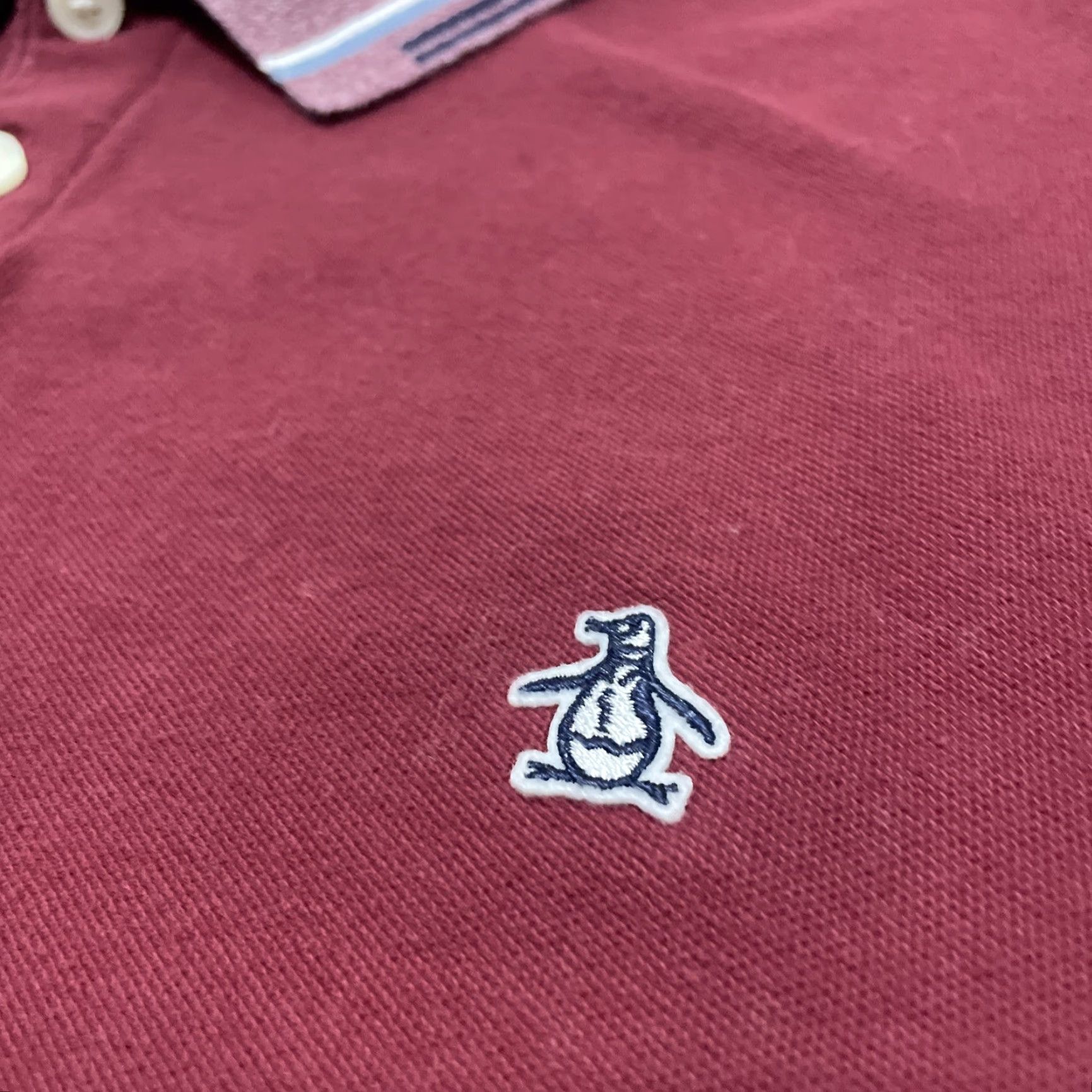 Vintage Penguin Polo Shirt Mens XXL Red Organic Cotton Short Sleeve Golf Classic Logo Size US XXL / EU 58 / 5 - 4 Thumbnail