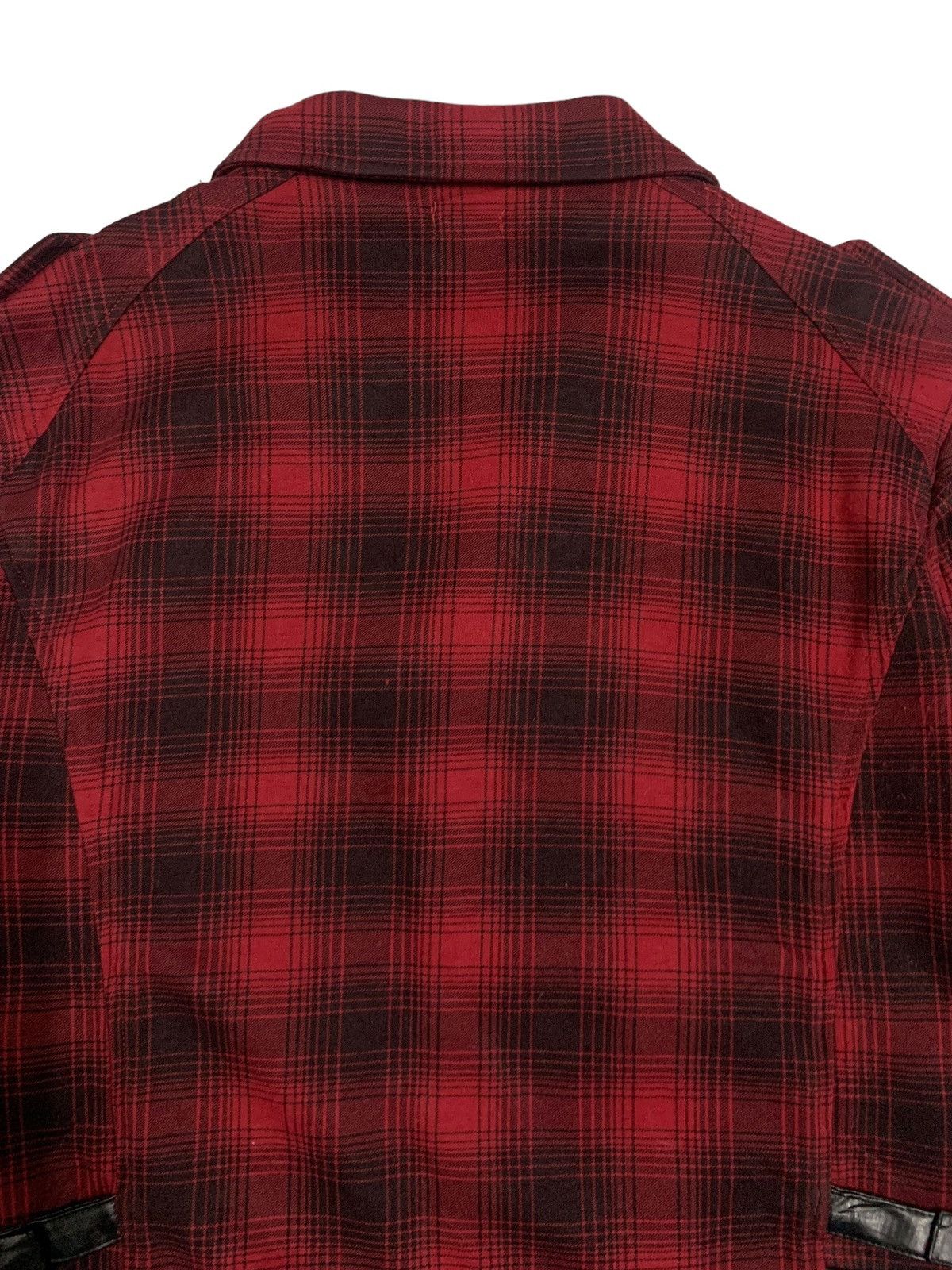14th Addiction Vintage Japanese Brand Plaid Tartan Punk Biker Jacket Size US M / EU 48-50 / 2 - 13 Thumbnail