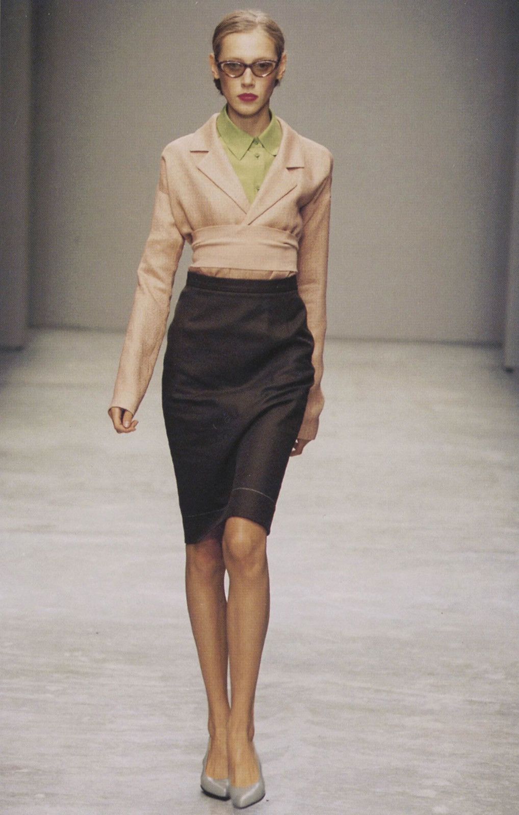 Prada Prada S/S2001 Brown Skirt Size 28" / US 6 / IT 42 - 2 Thumbnail