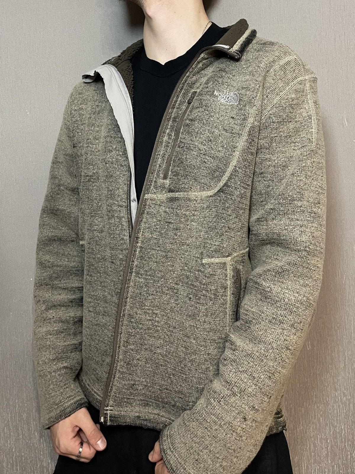 The North Face Crazy The North Face TNF Wool Fleece Jacket Size US XL / EU 56 / 4 - 2 Thumbnail