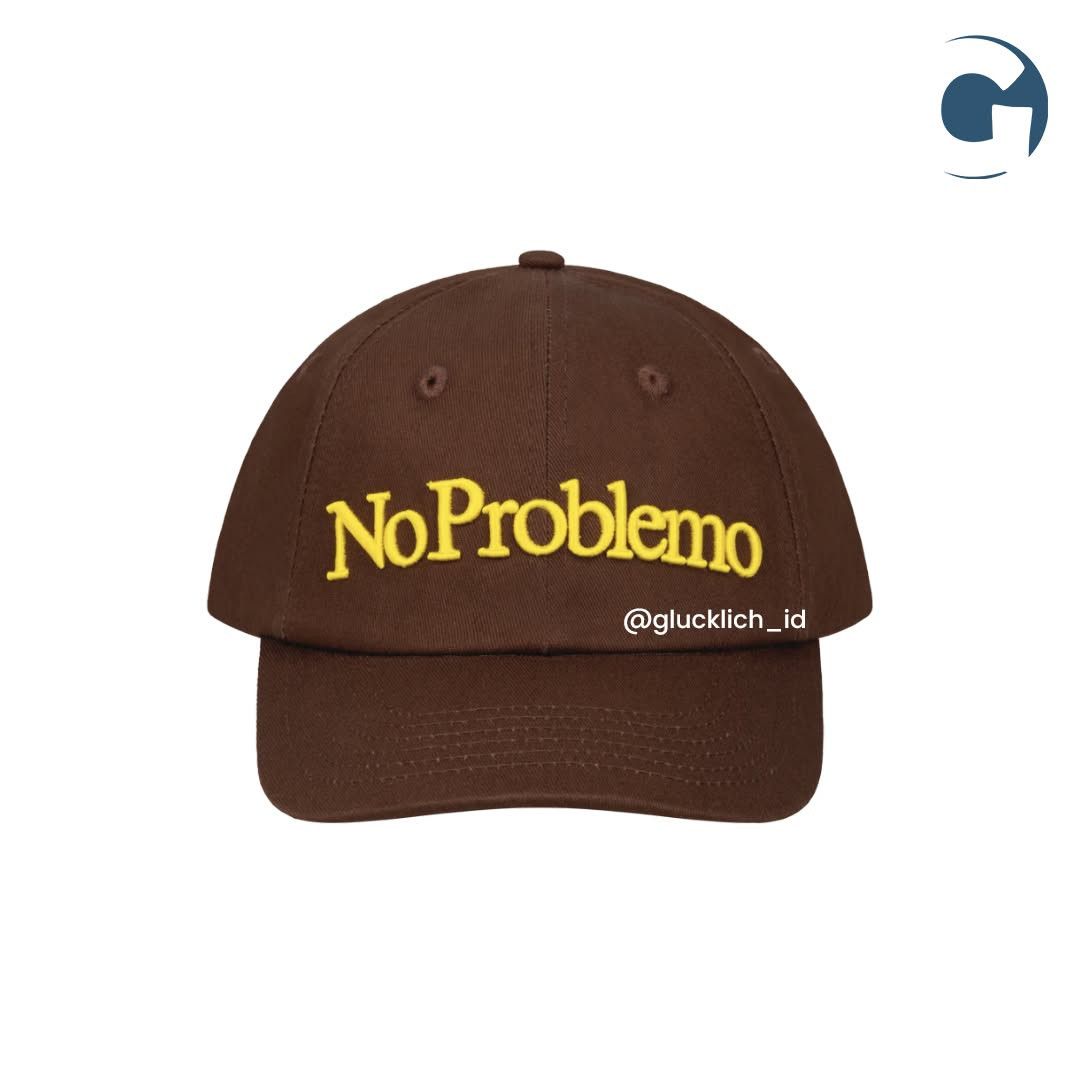 Aries No Problemo, 6 Panel Cap in Brown Size ONE SIZE - 1 Thumbnail