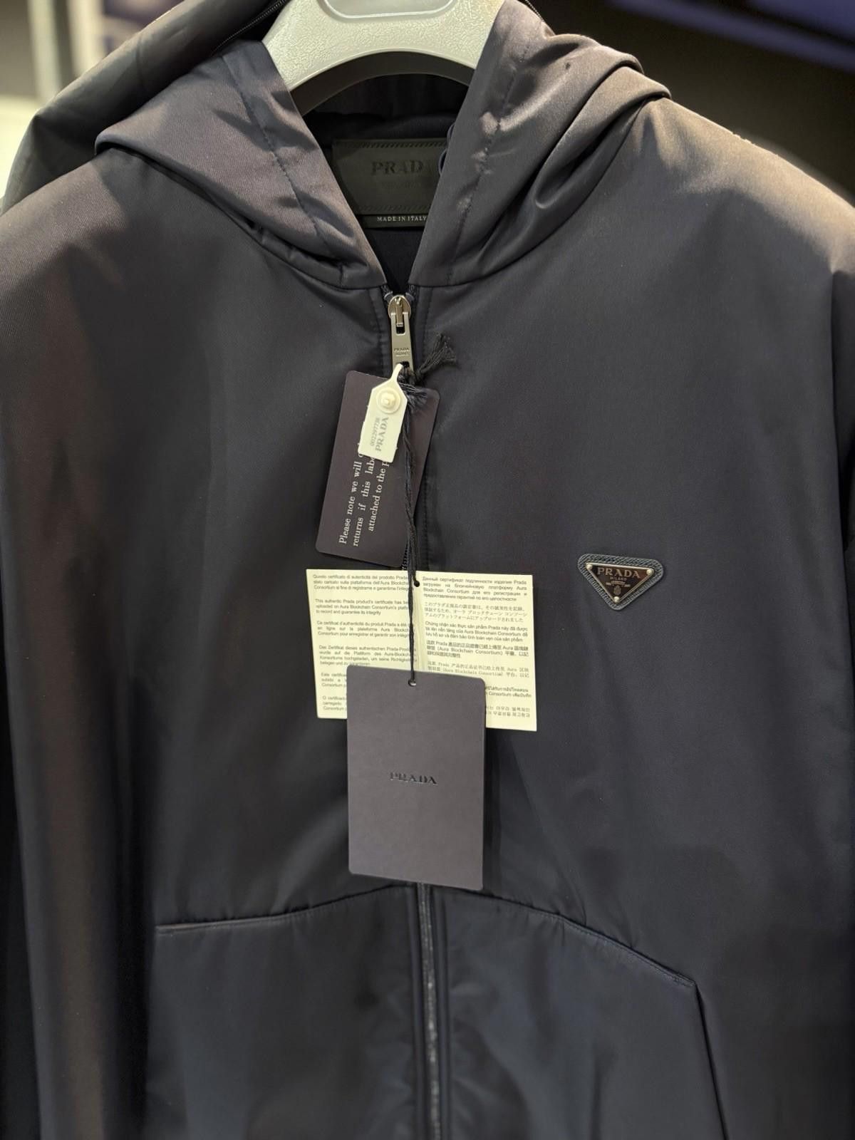 Prada PRADA Re-Nylon Jacket $4000 Retail Brand New Blue Authentic Size US XL / EU 56 / 4 - 9 Thumbnail