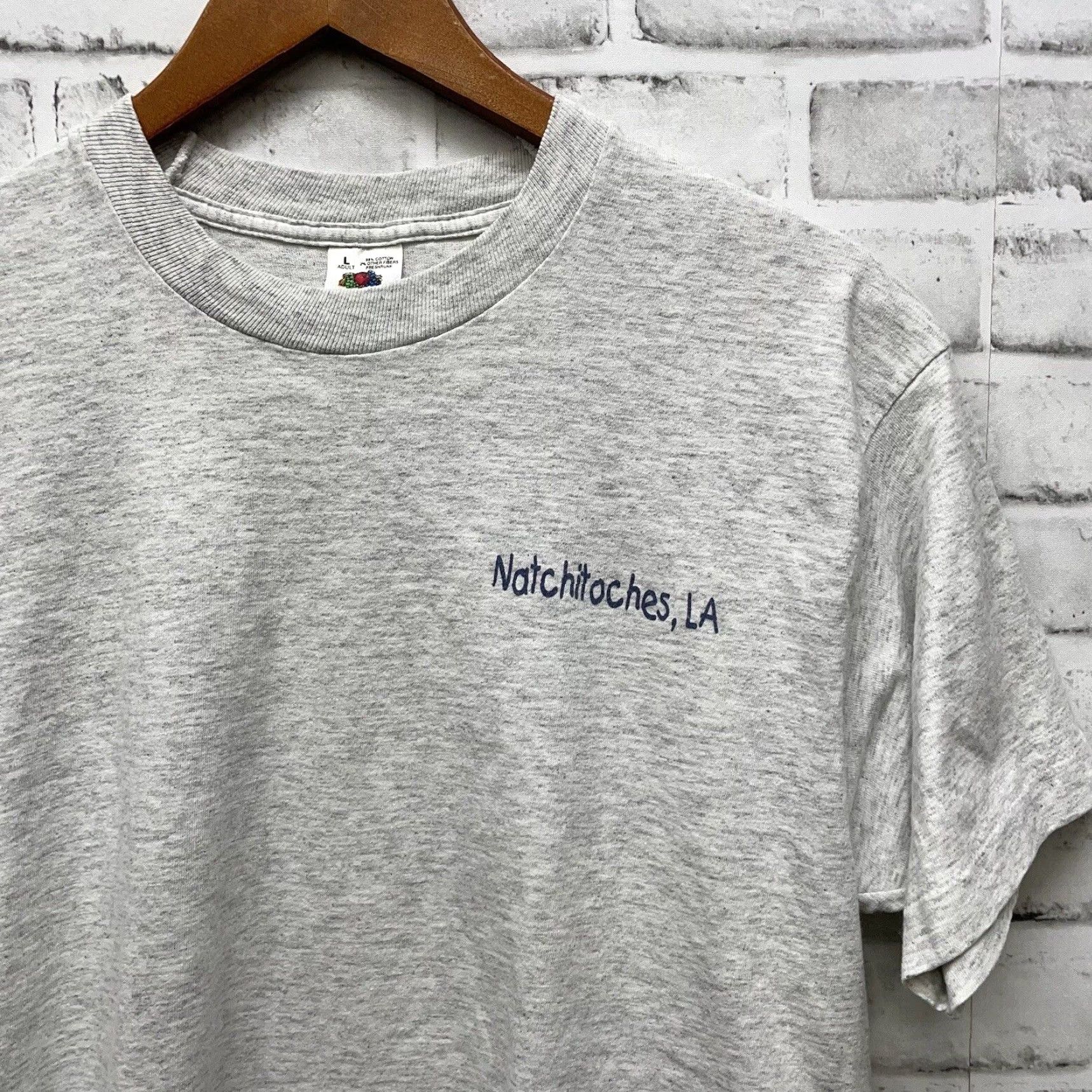 Fruit Of The Loom VINTAGE Fruit of the Loom Gray Dog Graphic Tee Single Stitch Men’s Size L Size US L / EU 52-54 / 3 - 3 Thumbnail