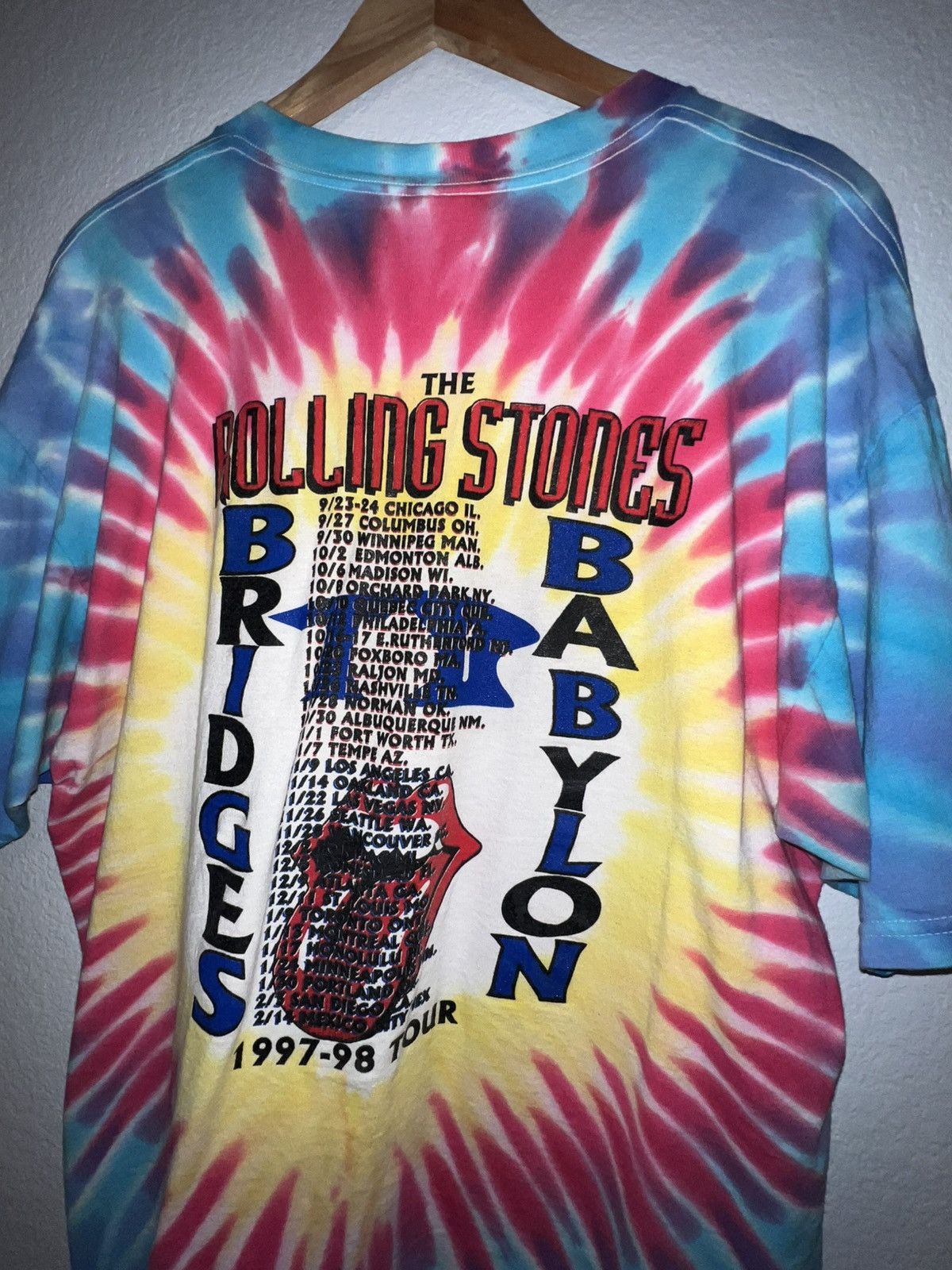 The Rolling Stones Rolling Stones 97’ Bridges Babylon tour tee Size US XL / EU 56 / 4 - 4 Thumbnail