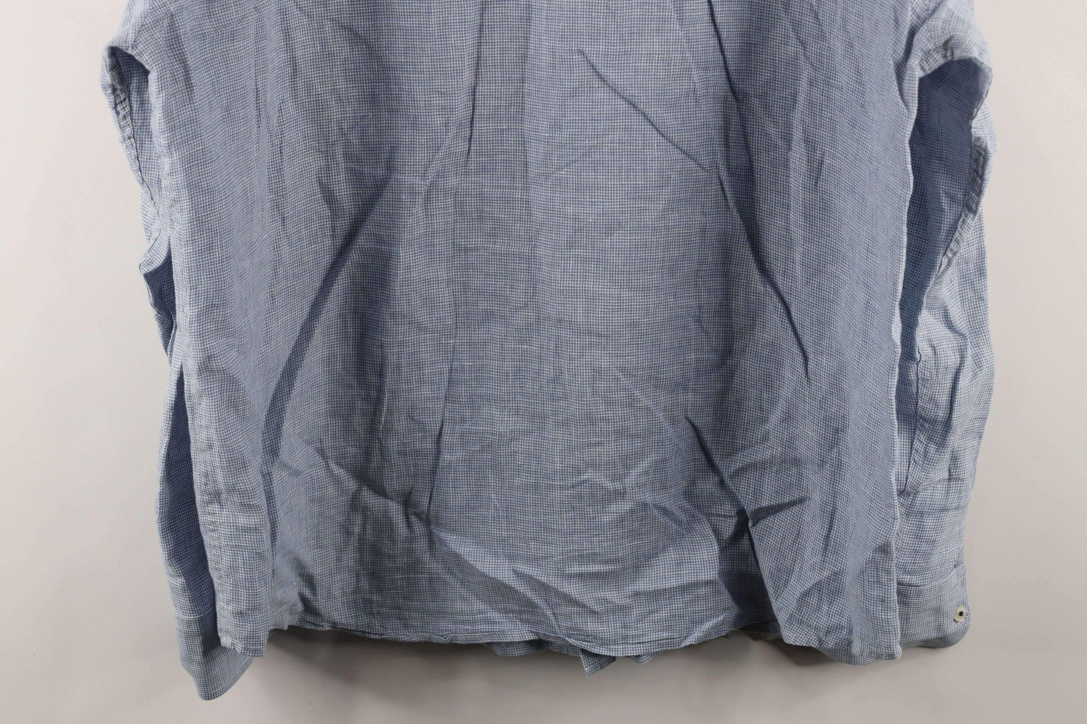 UNTUCKit × Vintage Untuckit Weave Long Sleeve Collared Button Down Shirt Blue Size US XL / EU 56 / 4 - 13 Thumbnail