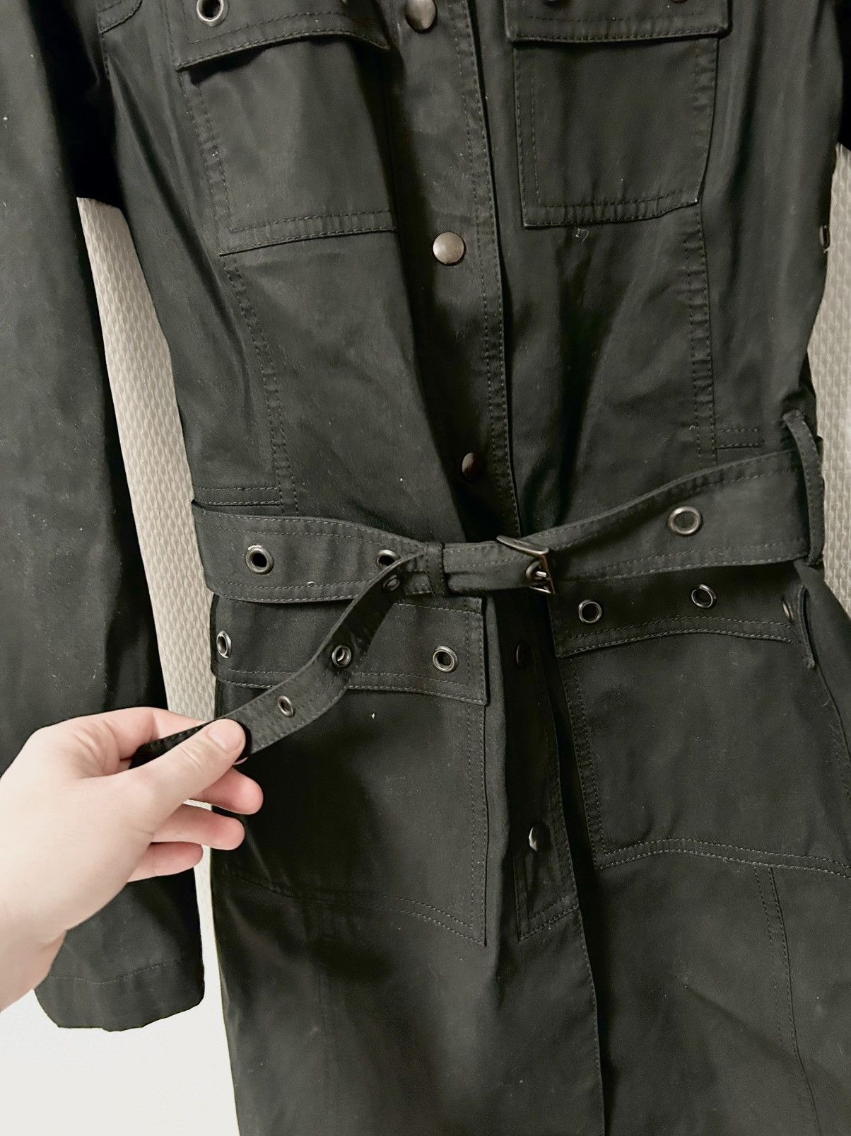 Prada 2004 Belted Trench Coat Size US S / EU 44-46 / 1 - 2 Thumbnail